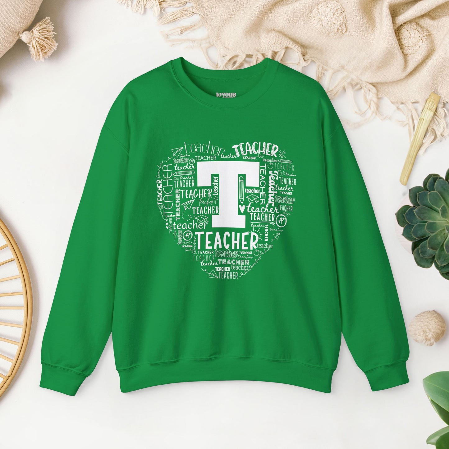 Hot Pink Teacher Sweatshirt for School Teachers