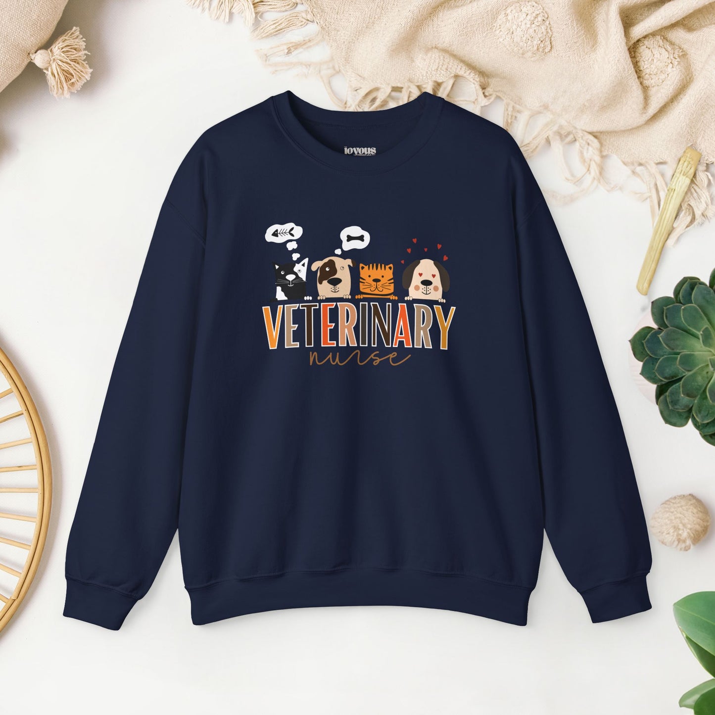 Veterinary Nurse Crewneck Sweatshirt for VET Nurse