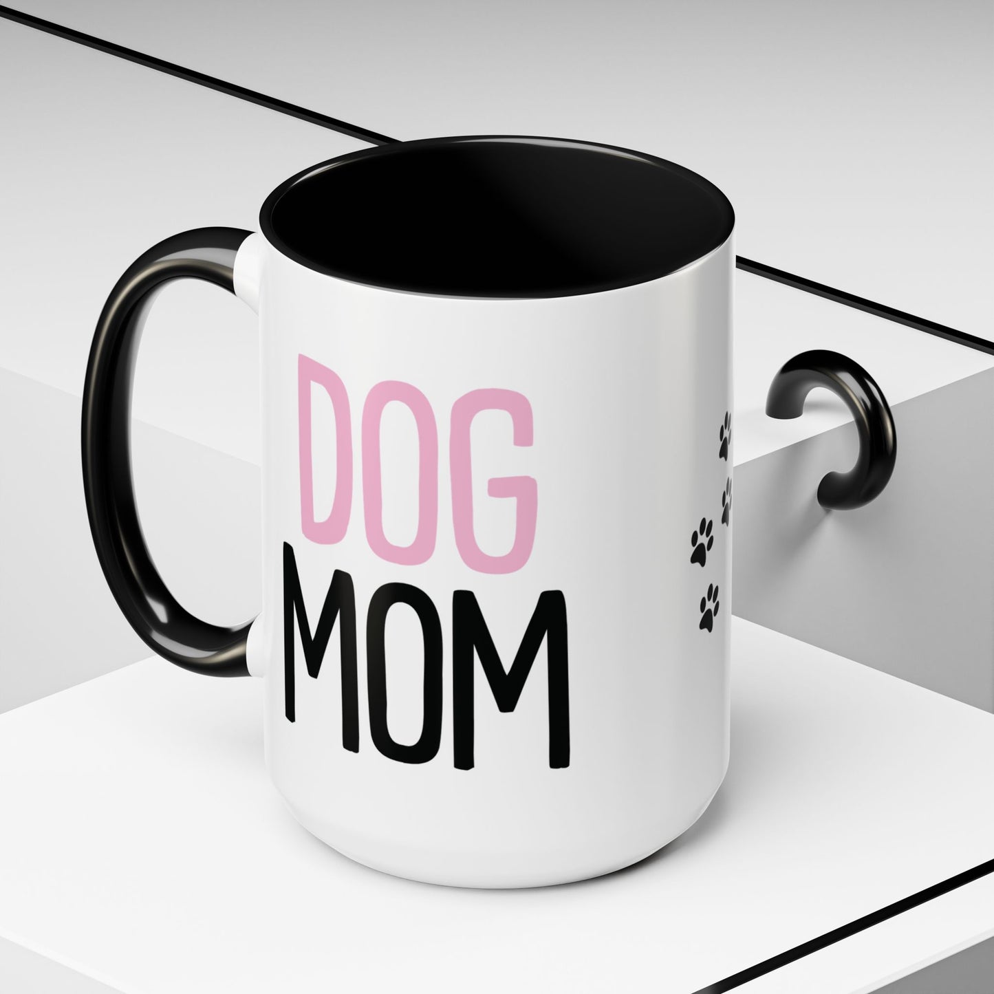 Personalized Dog Mom Coffee Mug with Dog Names - Custom Dog Mom Gifts for Mother's Day