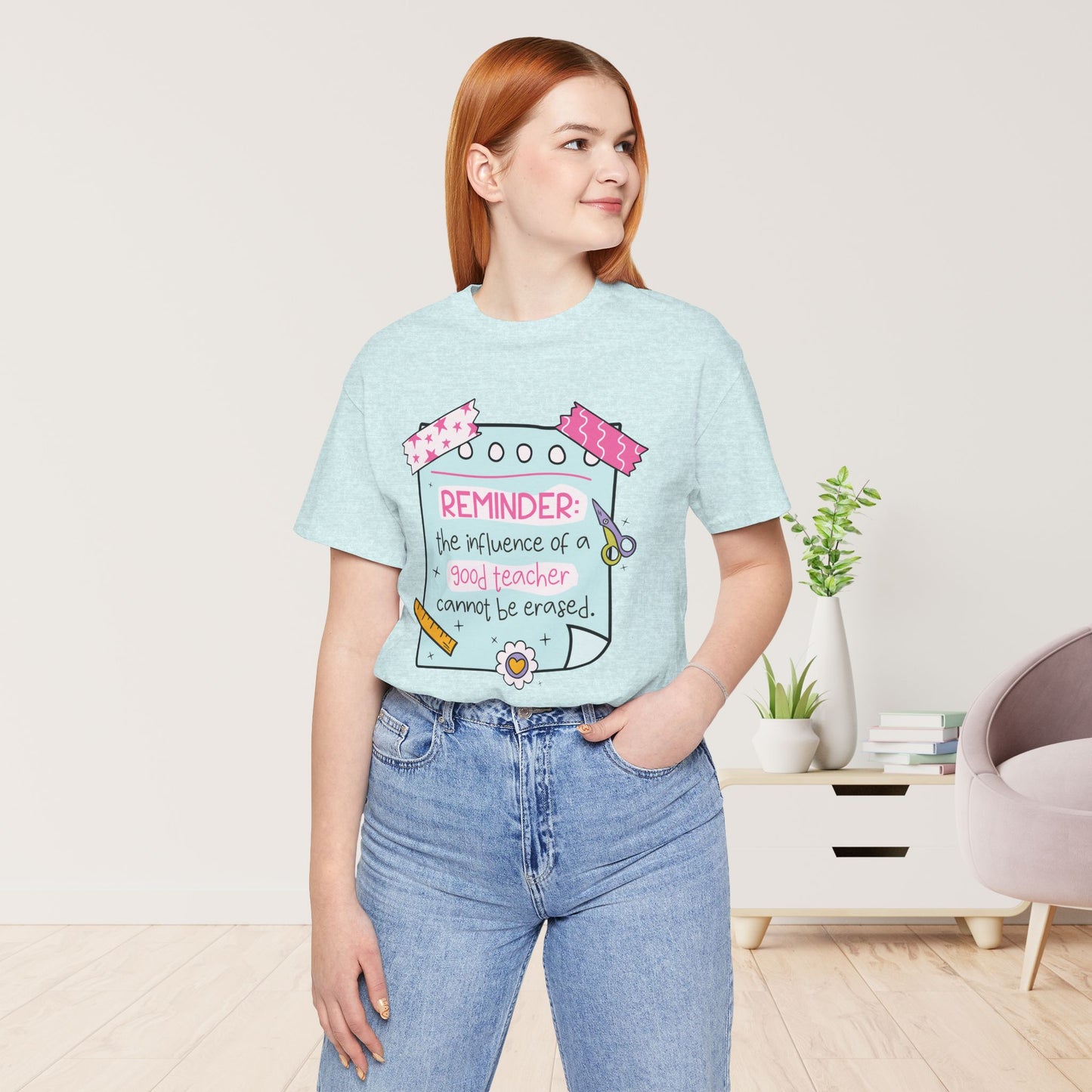 Trendy Motivational Teacher Soft Cotton Tee