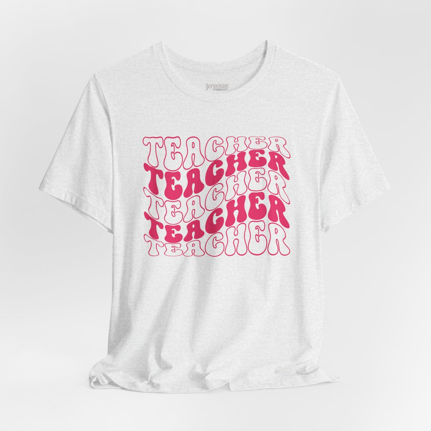 Groovy Trendy Teacher Soft Cotton Tee for School Teachers