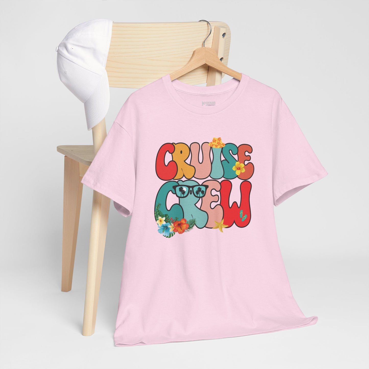 Groovy Cruise Crew Shirt - Family Cruise Vacation Heavy Cotton Tee