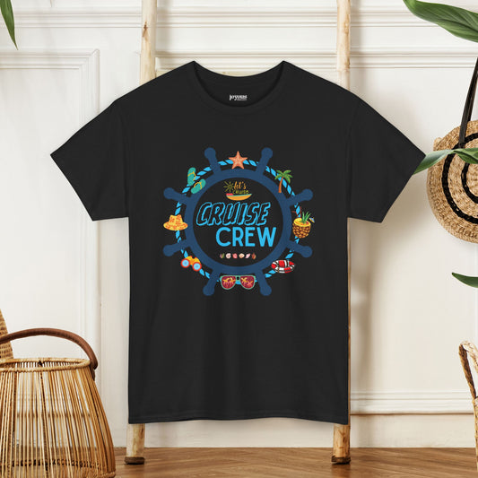 Matching Cruise Crew Shirt - Family Cruise Heavy Cotton Tee