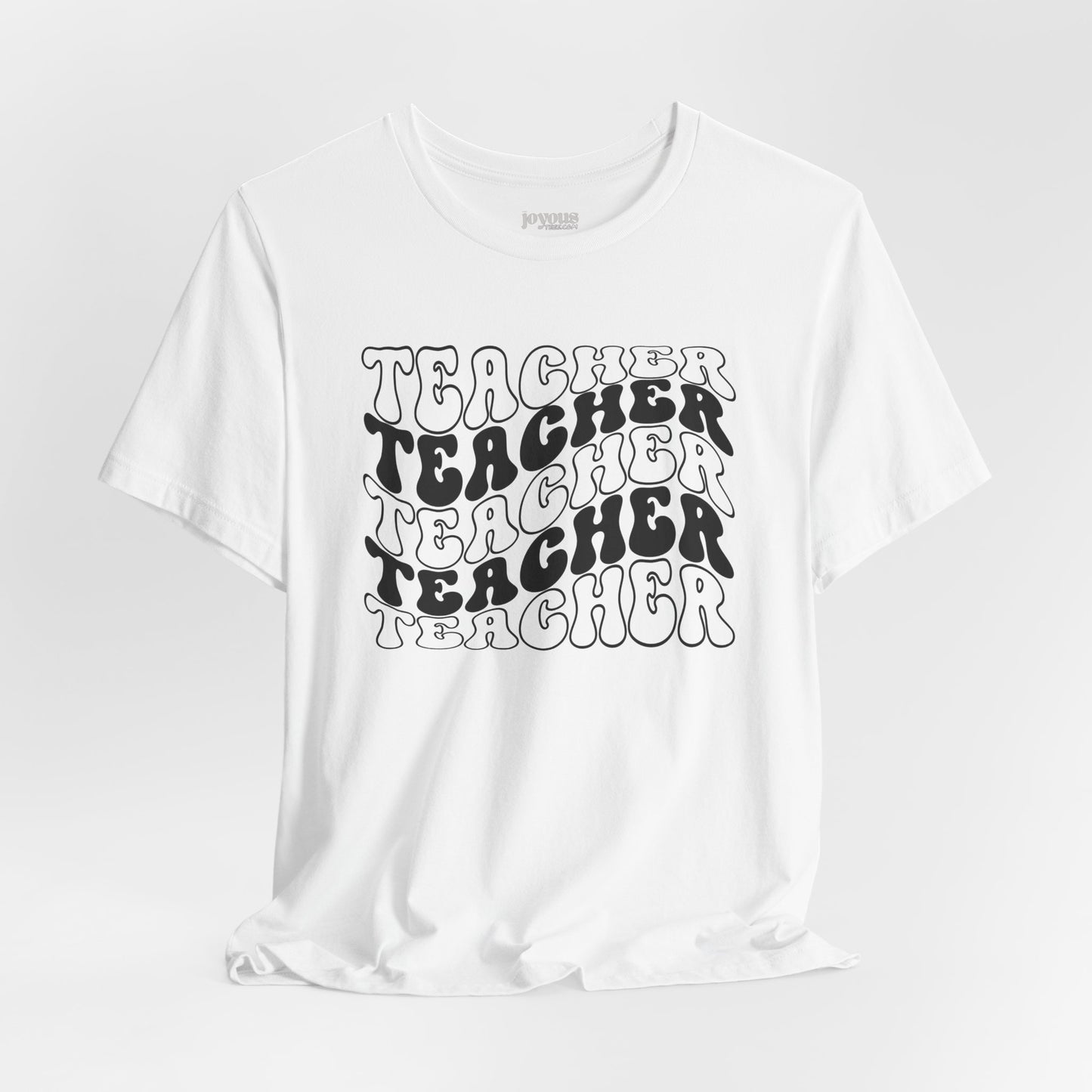 Trendy Groovy Teacher Soft Cotton Tee