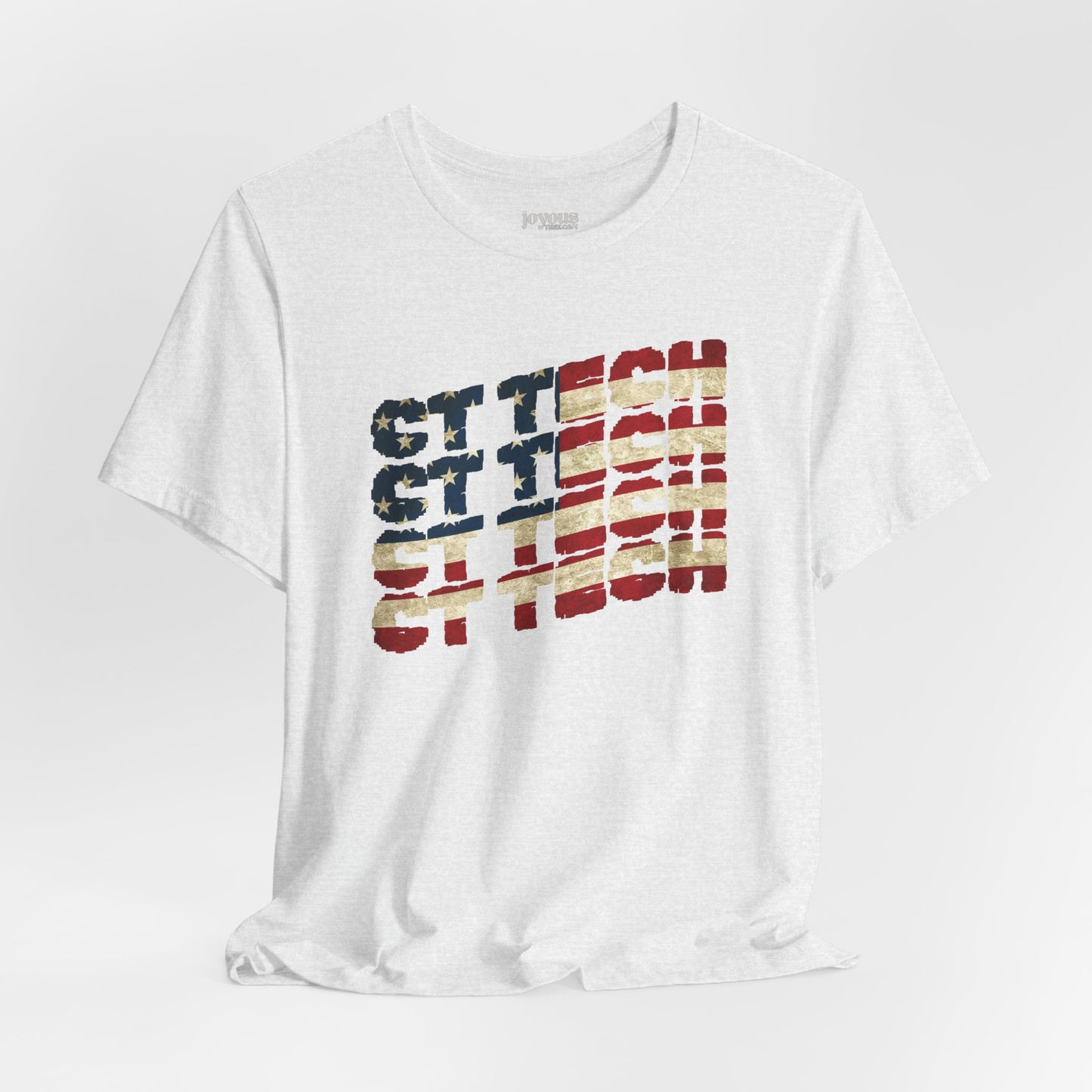 USA Flag CT Tech Shirt -  4th of July CT Technologist Soft Cotton Tee