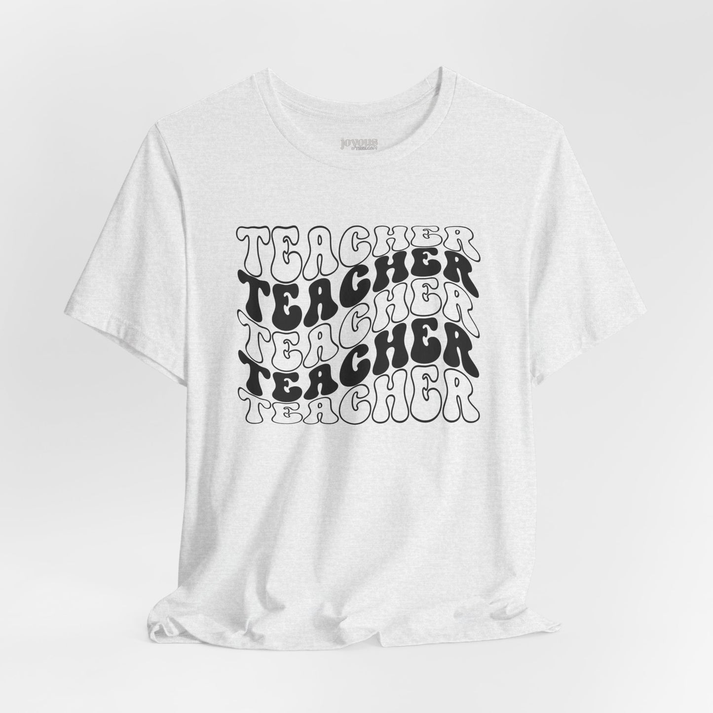 Trendy Groovy Teacher Soft Cotton Tee