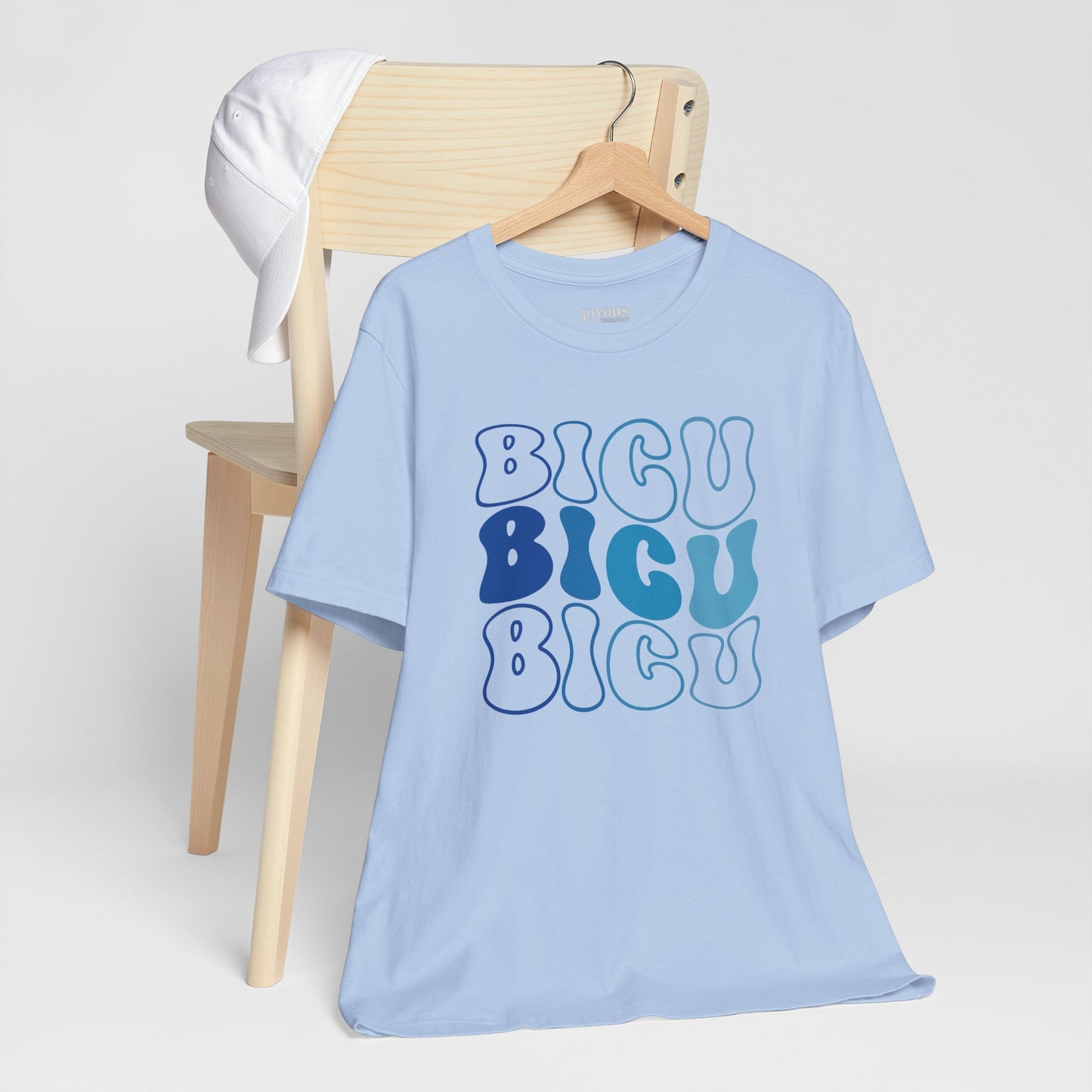 Groovy Blue BICU Shirt - Burn ICU Nurse Soft Cotton Tee