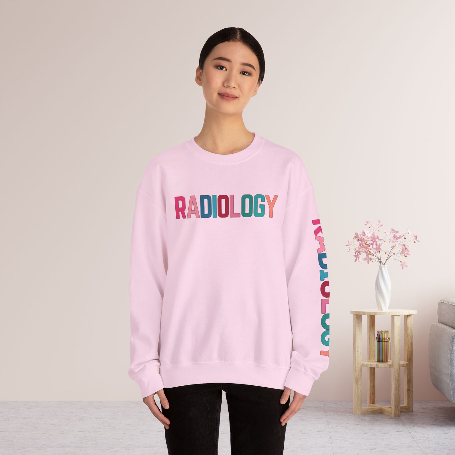 Trendy Colorful Radiology Sweatshirt for RAD Technician