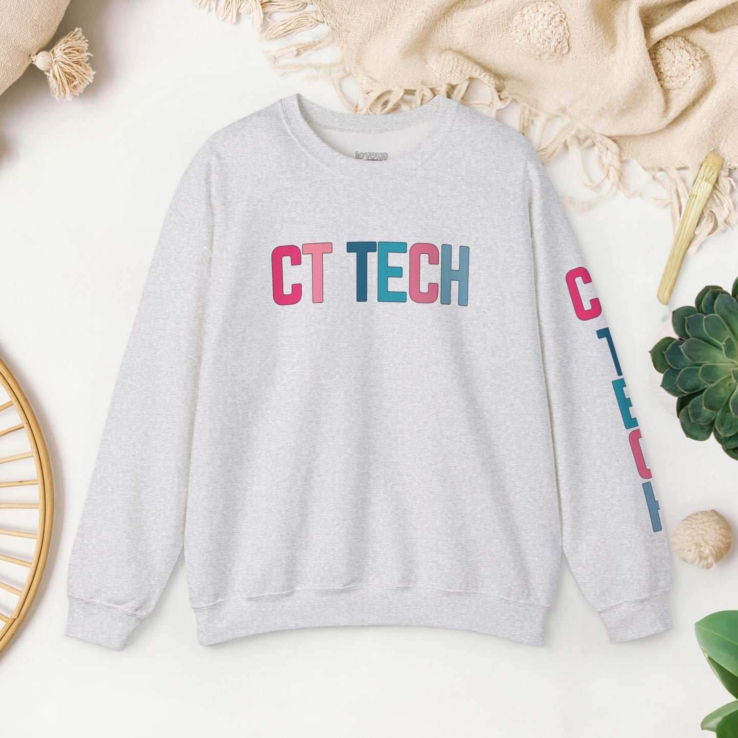 Trendy Colorful CT Tech Sweatshirt