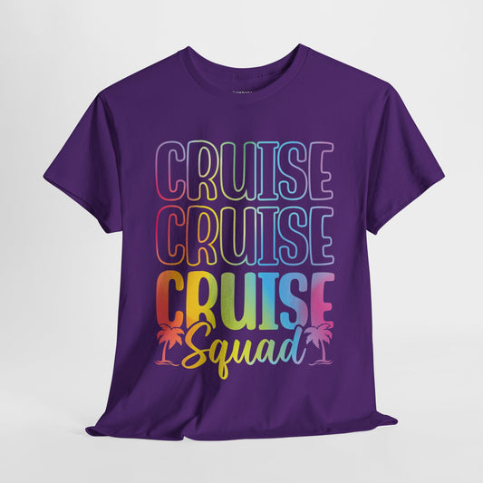 Cruise Squad Shirt - Family Cruise Vacation Heavy Cotton Tee