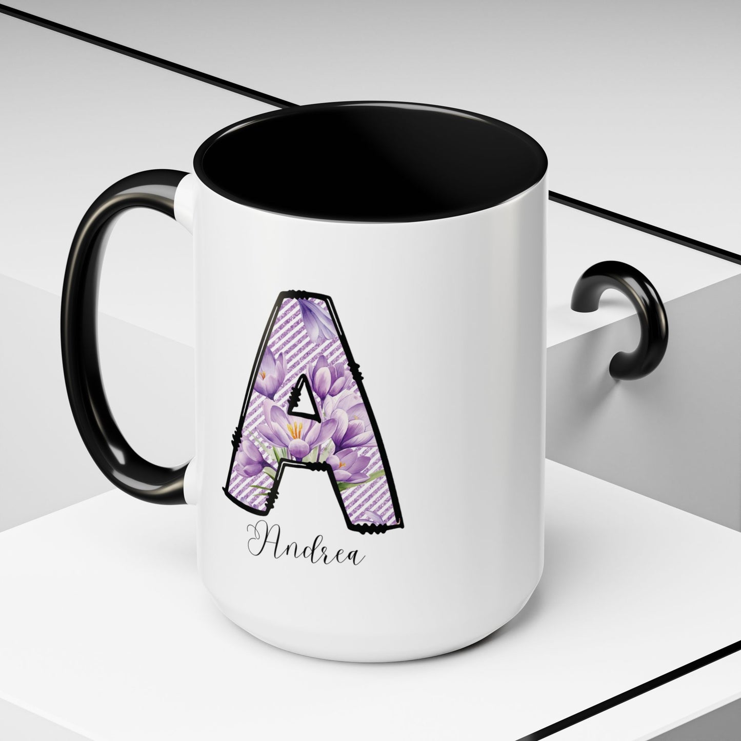 Custom Name Initial Letter Mug - Personalized Gifts A-Z