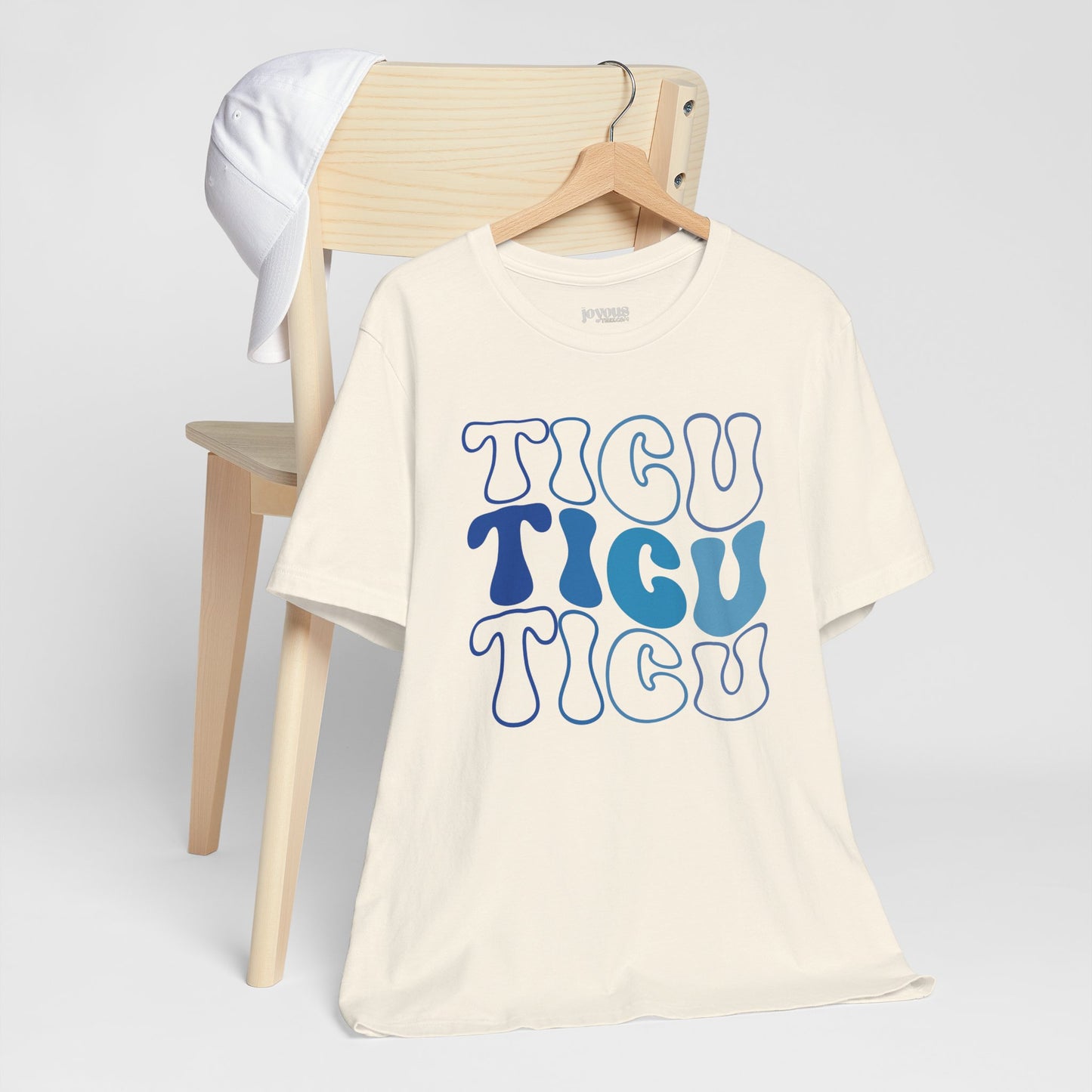 Groovy Blue TICU Shirt - Trauma ICU Nurse Soft Cotton Tee