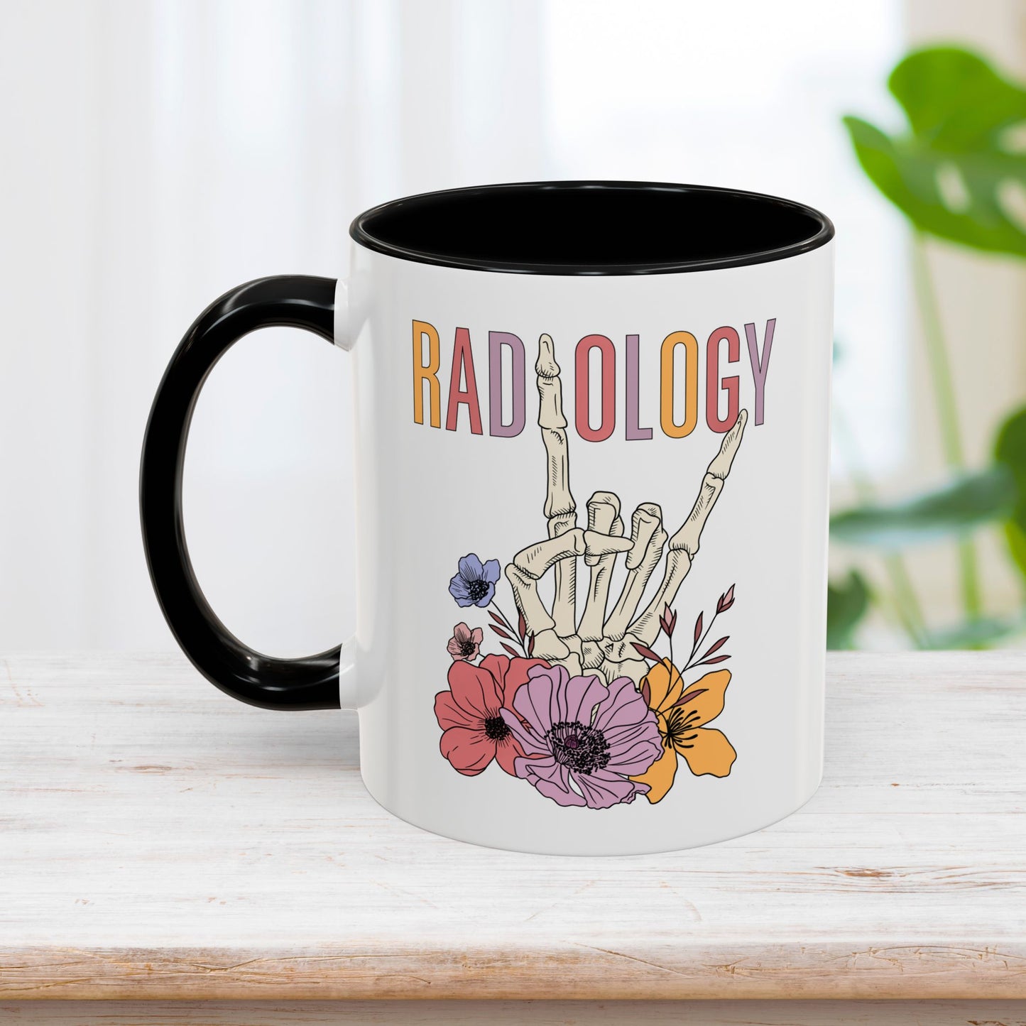 Floral Radiology Mug - RAD Tech Gift