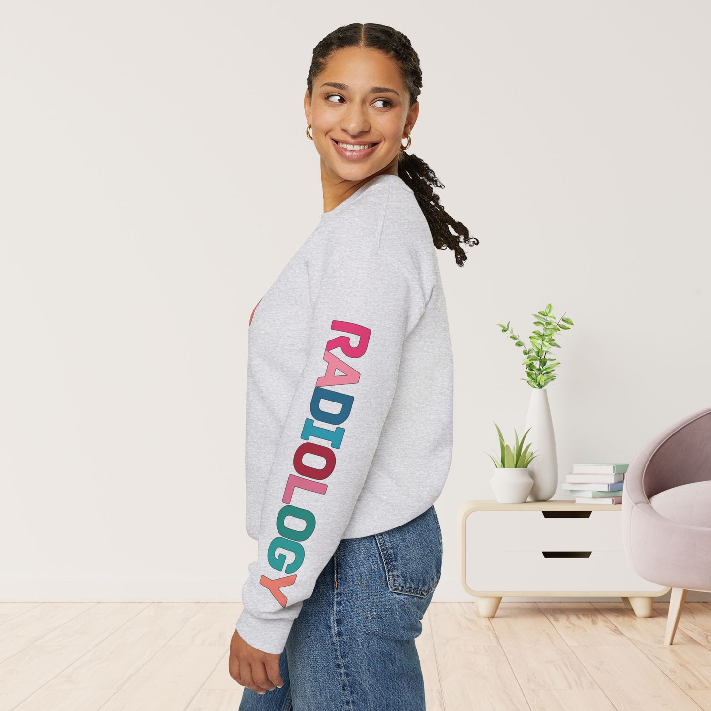 Trendy Colorful Radiology Sweatshirt for RAD Technician