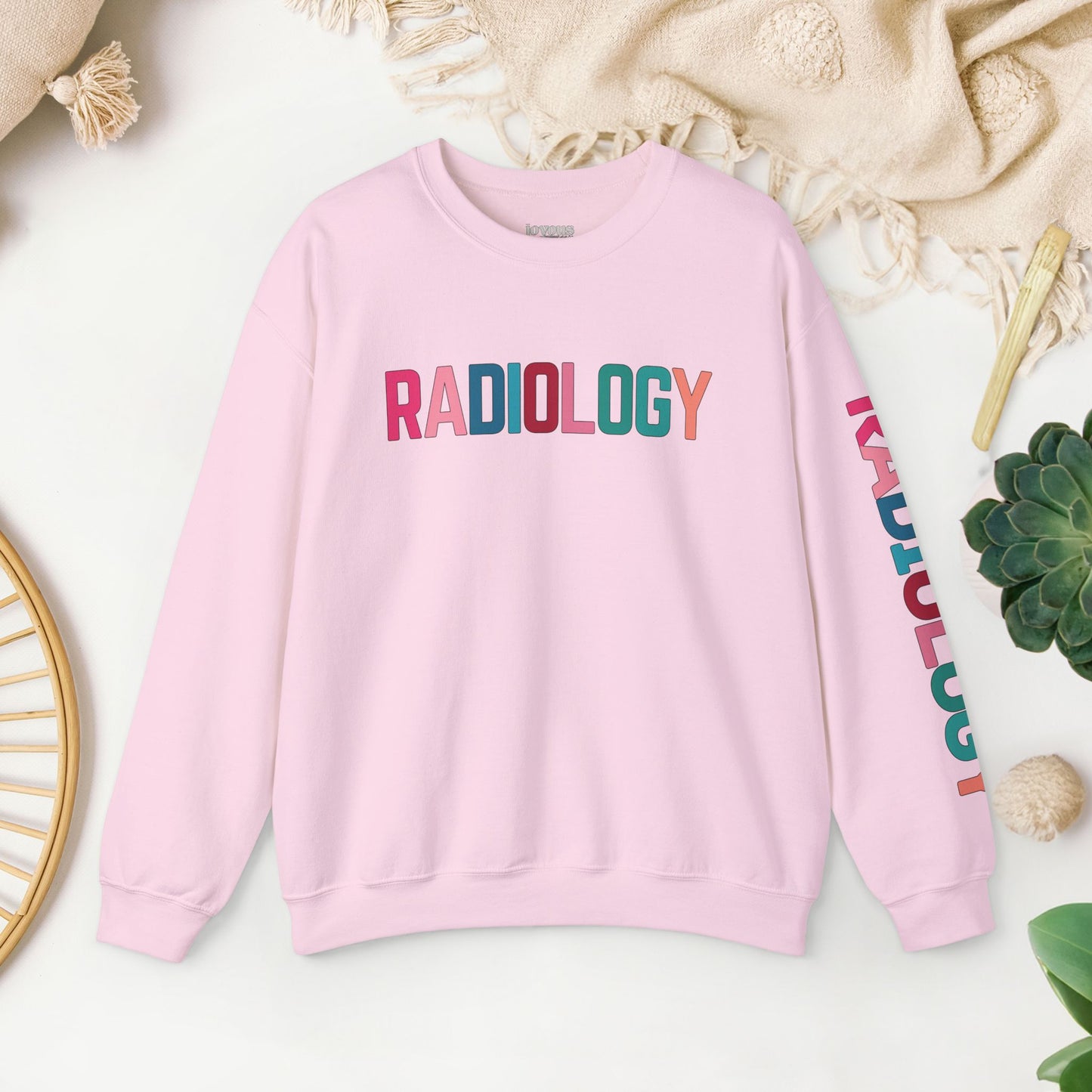 Trendy Colorful Radiology Sweatshirt for RAD Technician