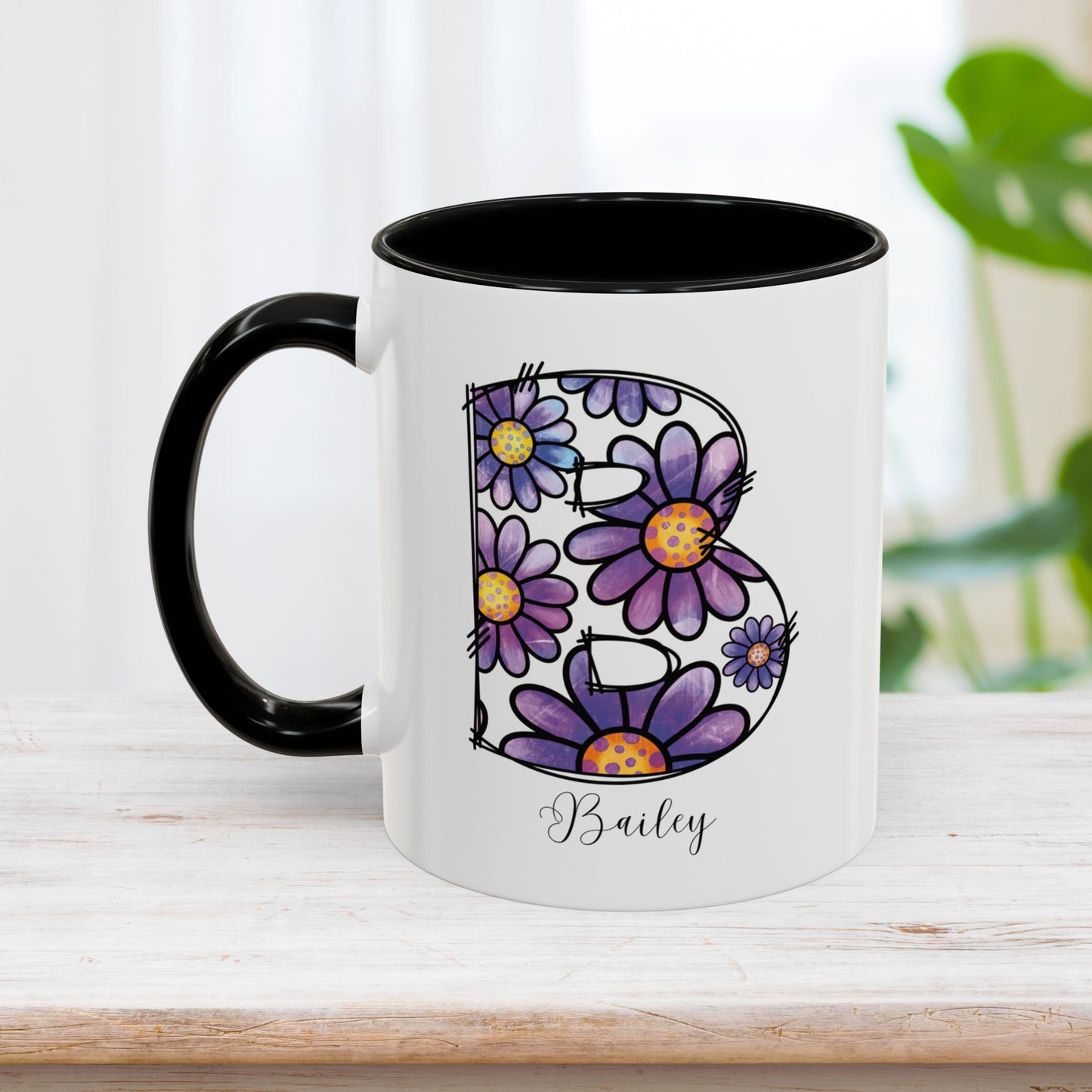 Custom Name Initial Letter Mug - Personalized Gifts A-Z