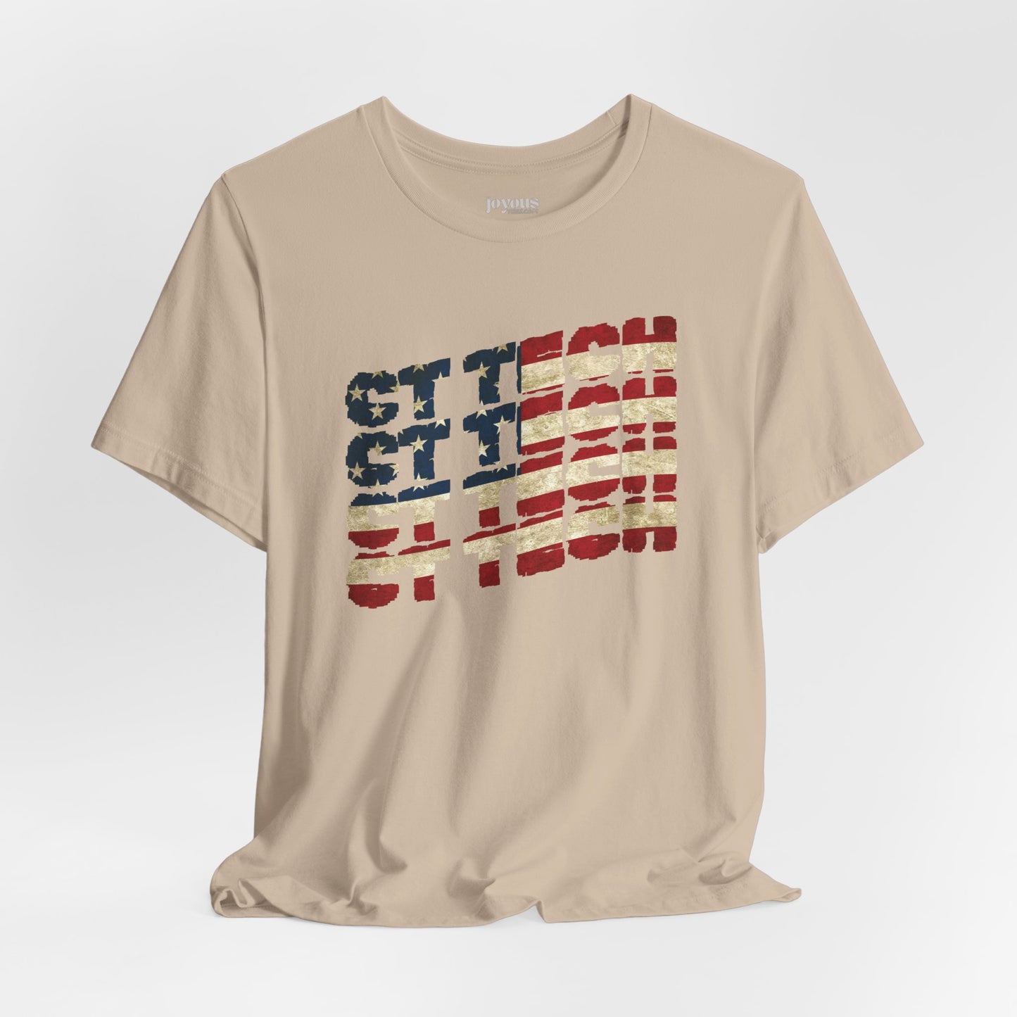 USA Flag CT Tech Shirt -  4th of July CT Technologist Soft Cotton Tee