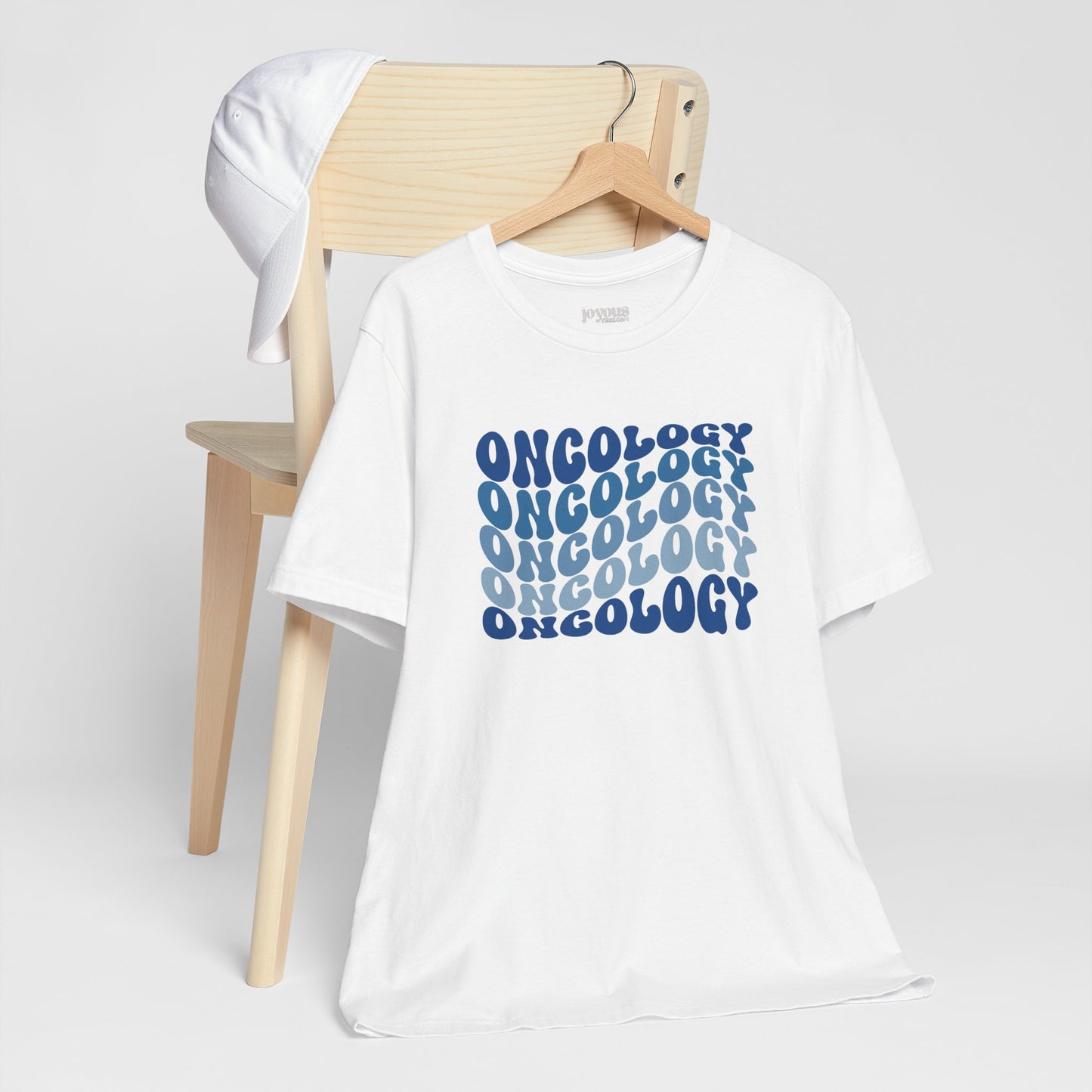 Blue Groovy Oncology Soft Cotton Tee