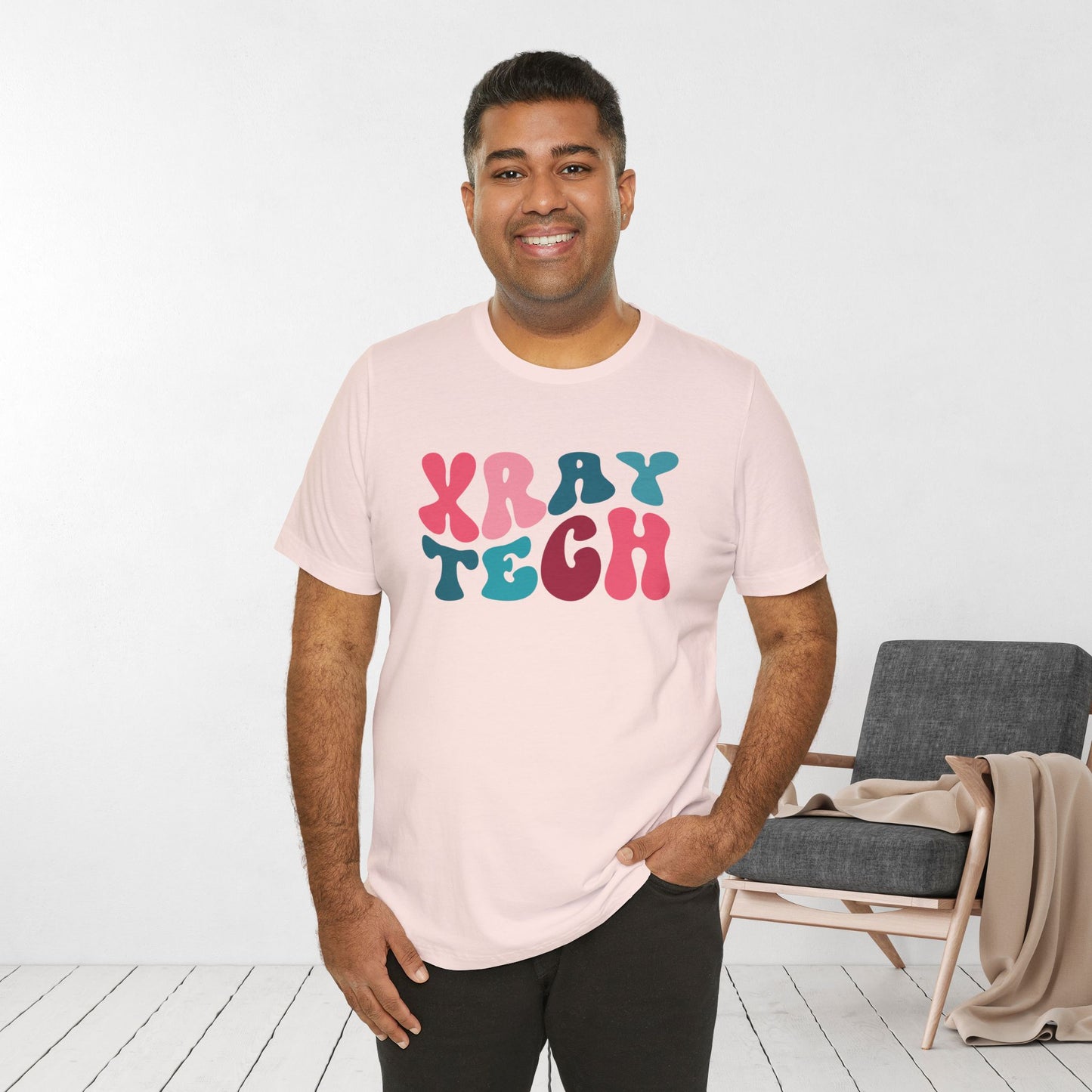 Groovy Colorful XRAY Tech Soft Cotton Tee