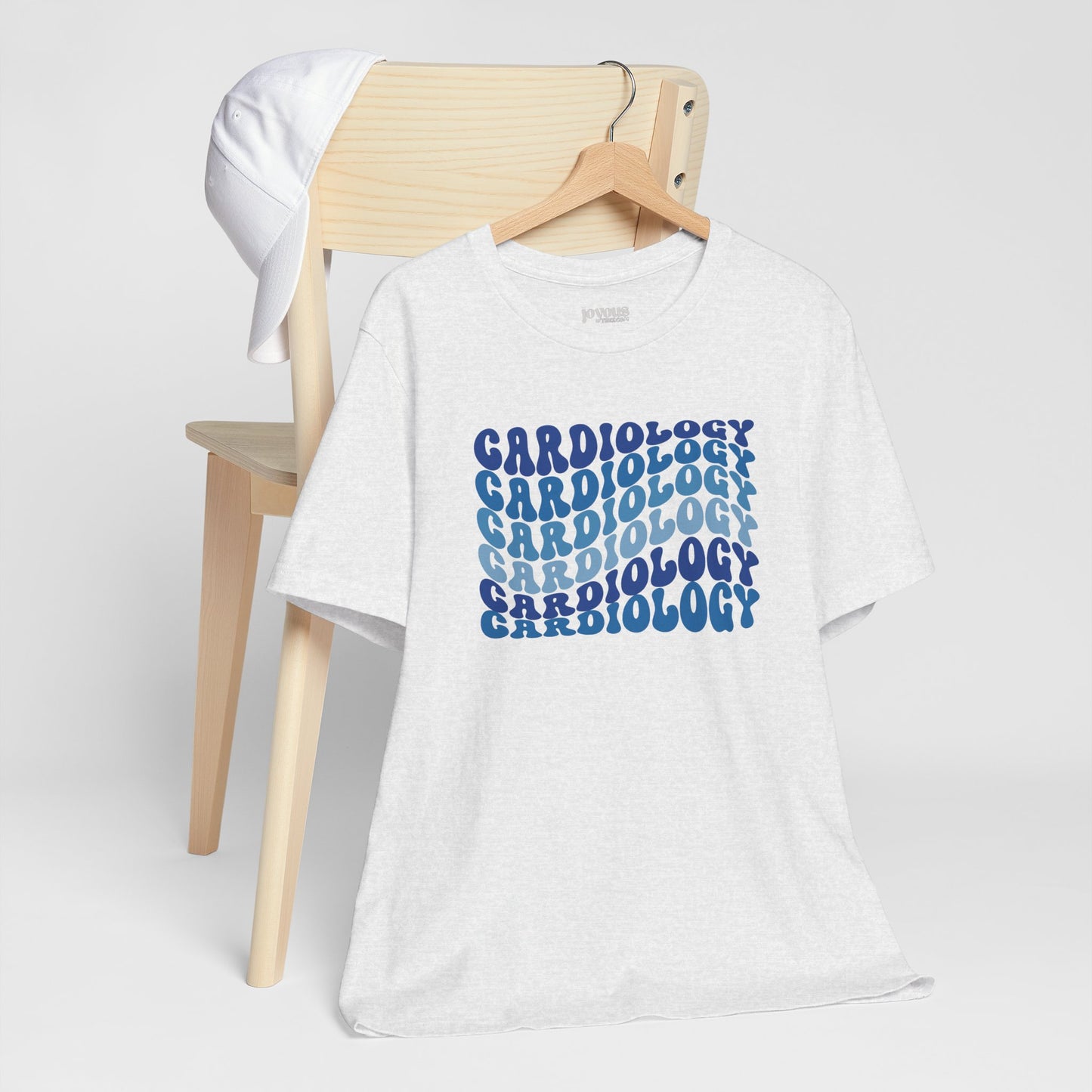 Groovy Blue Cardiology Shirt - Cardiac Nurse Soft Cotton Tee