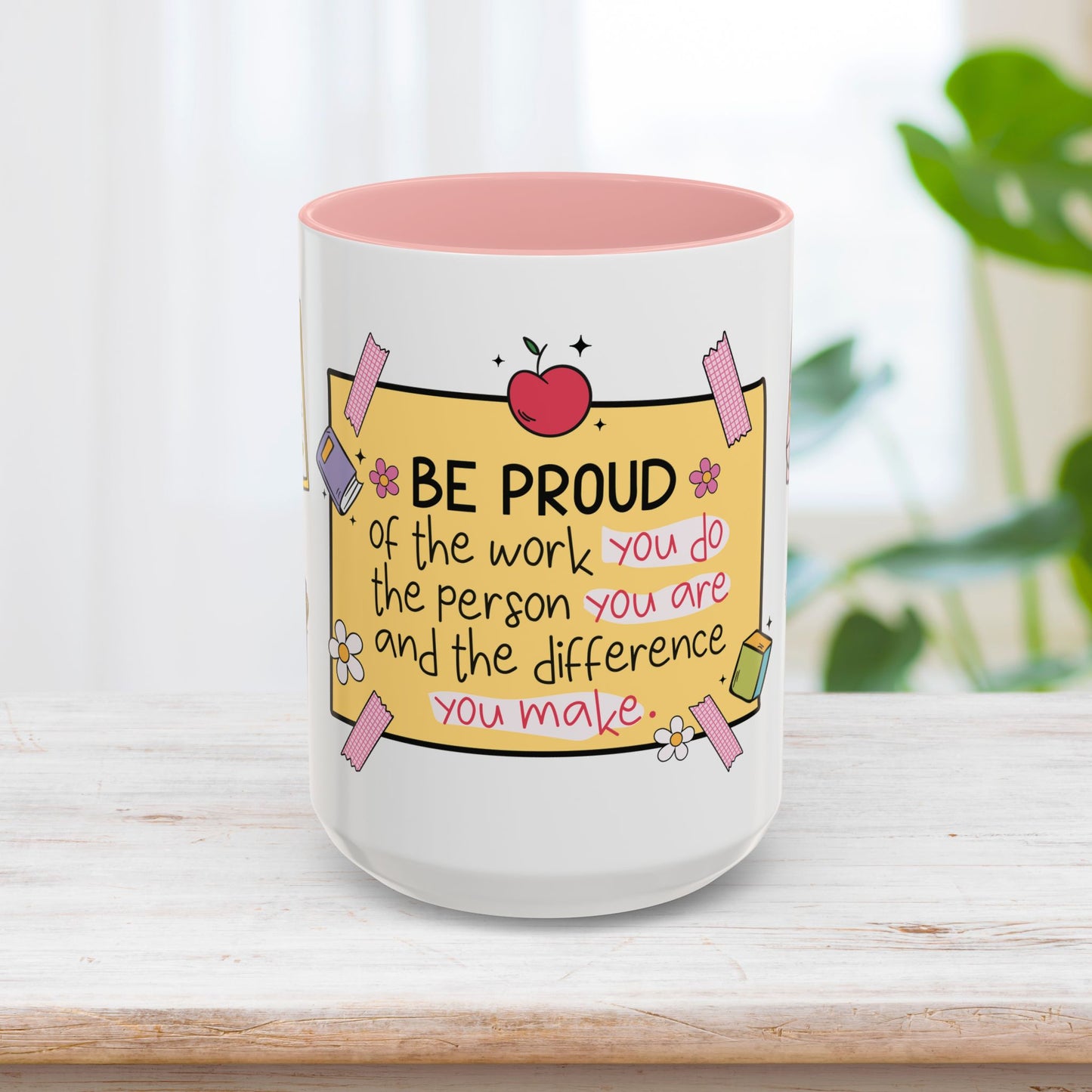 Trendy Motivational Teacher Mug