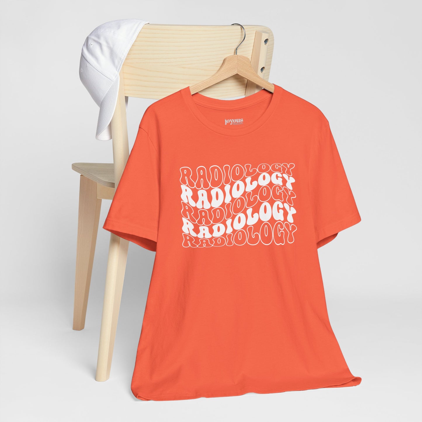 Groovy White Radiology Soft Cotton Tee