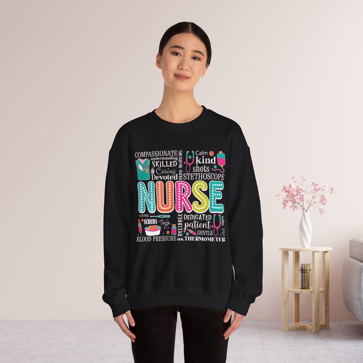 Trendy Nurse Sweatshirt for Registered Nurse