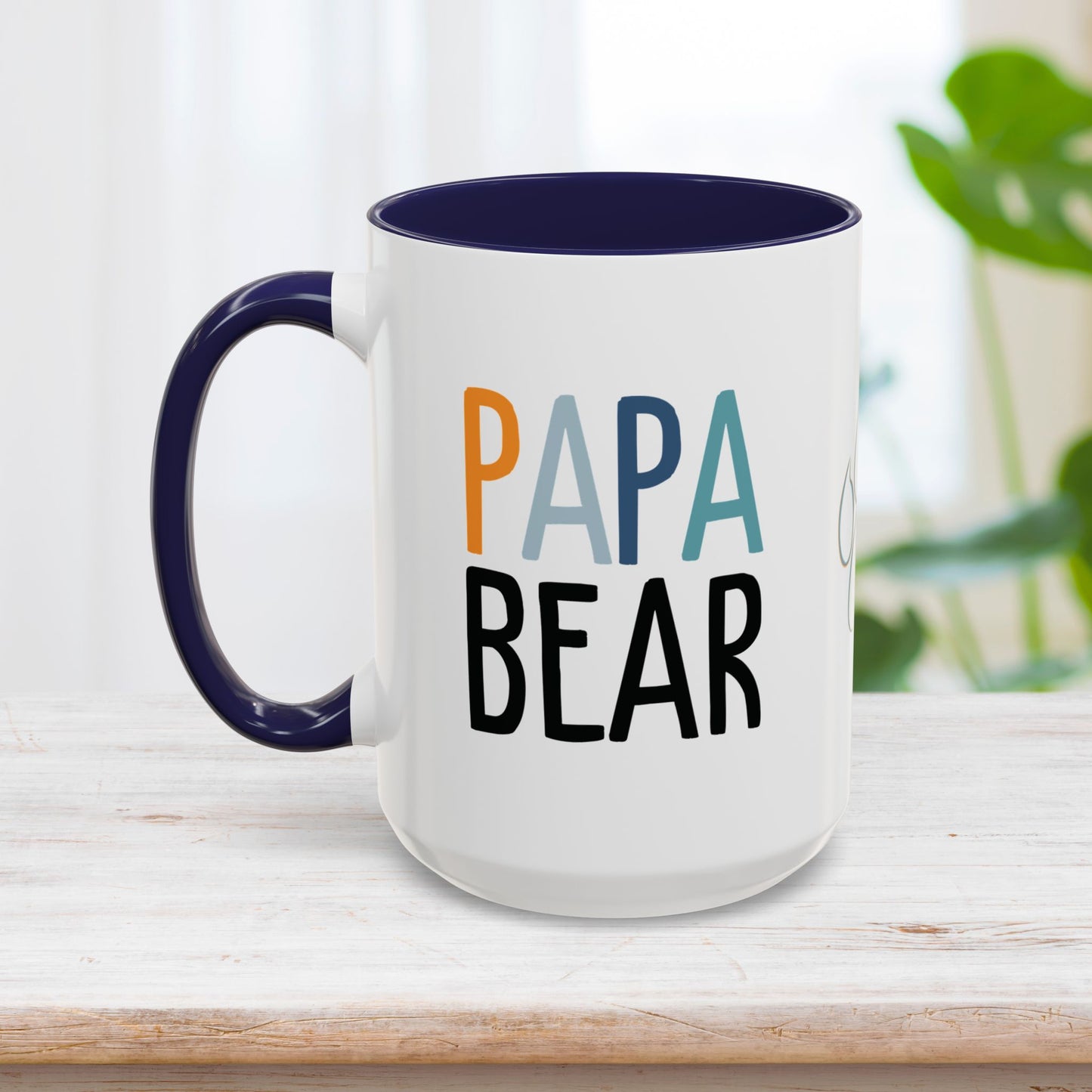 Personalized Papa Bear Coffee Mug with Kids Names - Custom Dad Gifts for Father's Day