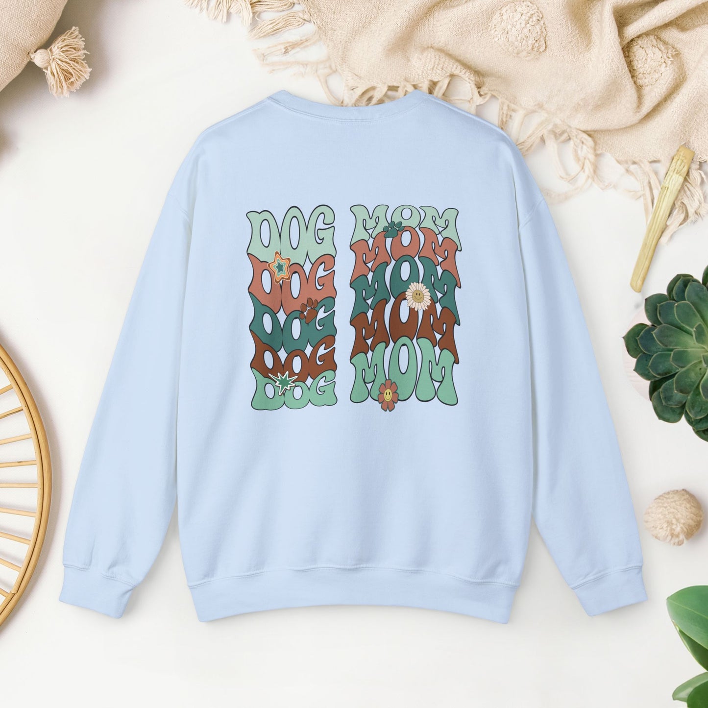 Retro Dog Mom Sweatshirt - Trendy Dog Mom Sweater