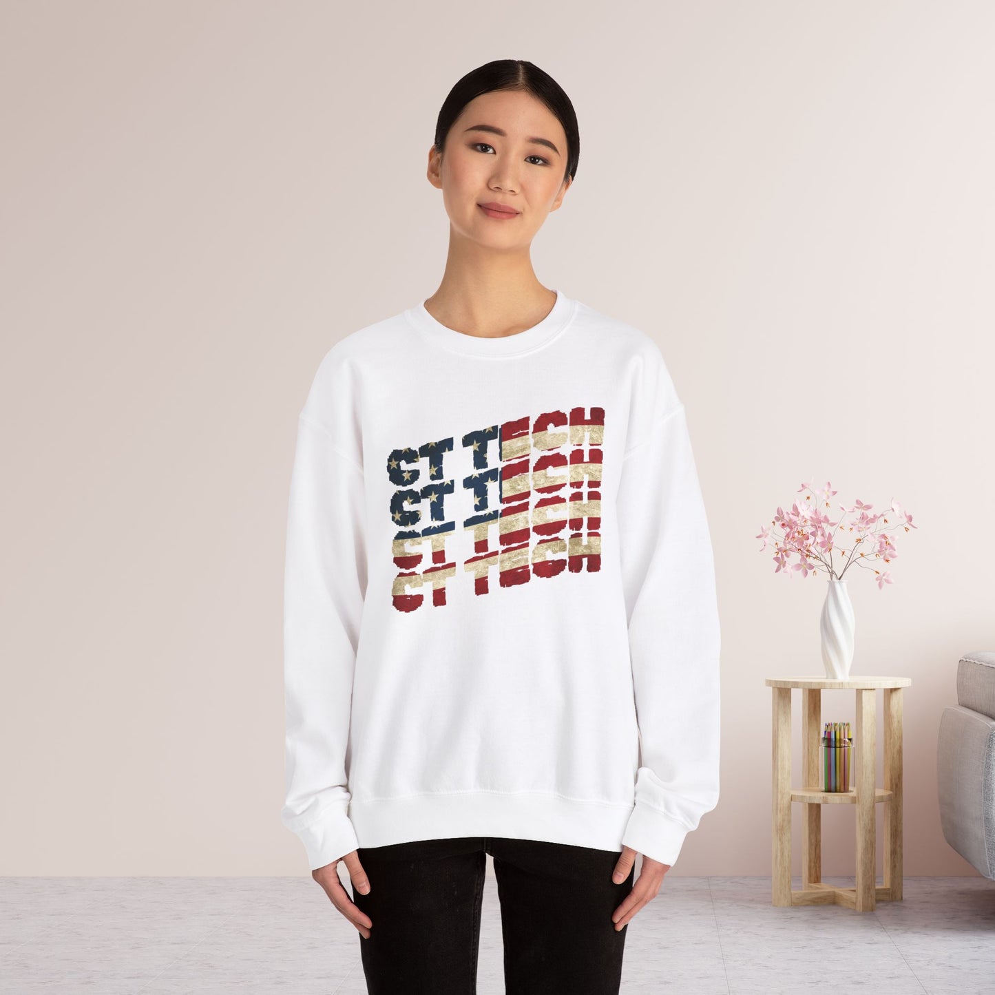 USA Flag CT Tech Sweatshirt -  4th of July CT Technologist Sweater