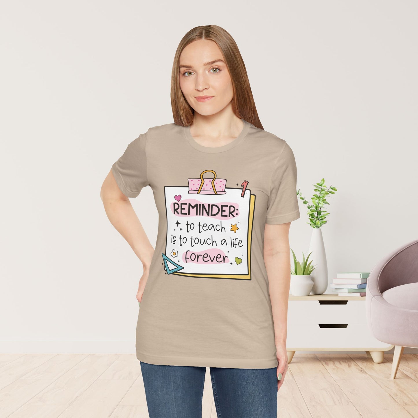 Trendy Motivational Teacher Soft Cotton Tee