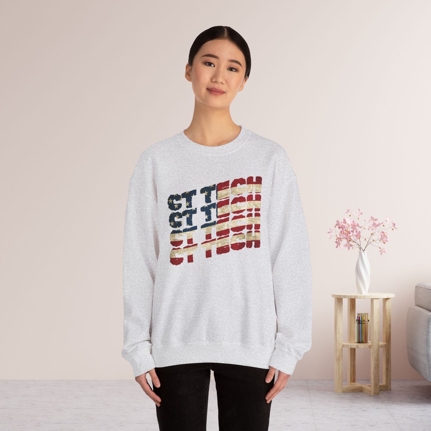 USA Flag CT Tech Sweatshirt -  4th of July CT Technologist Sweater