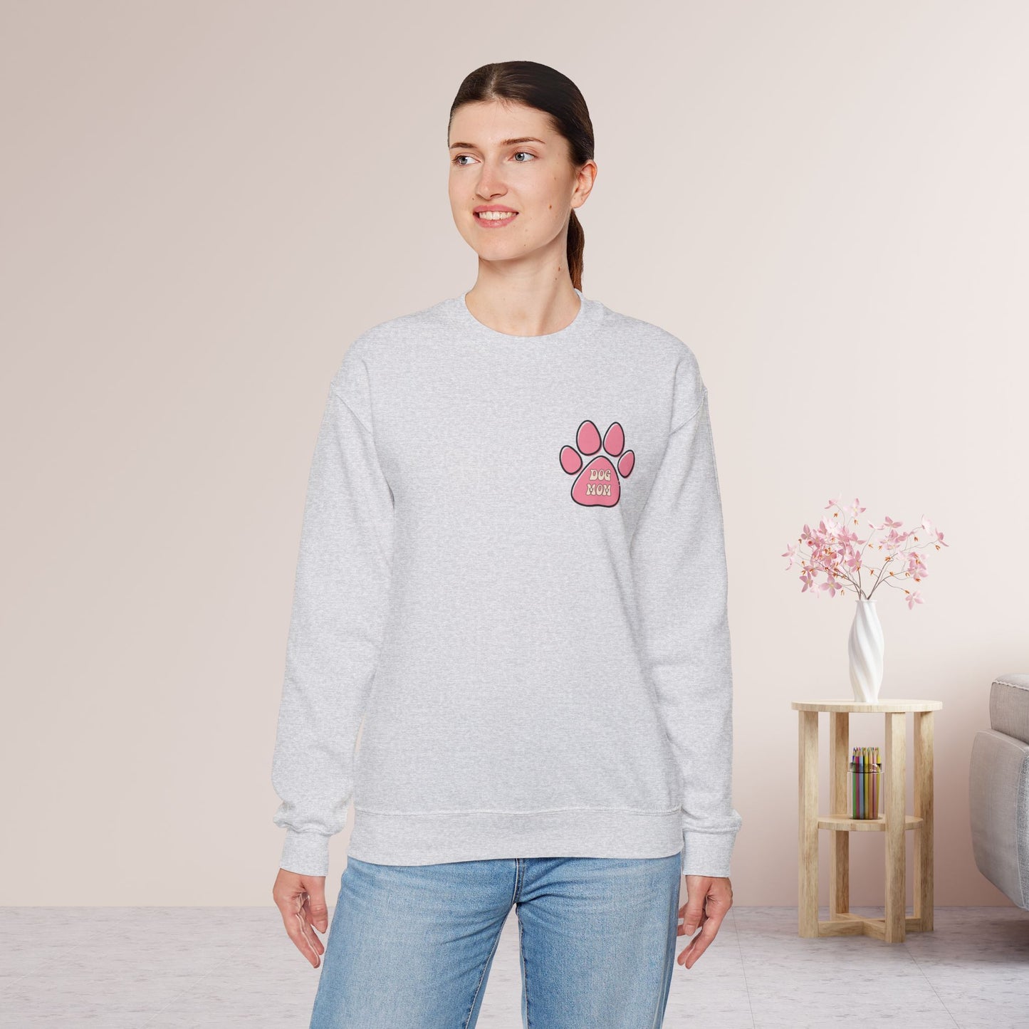 Retro Dog Mom Sweatshirt - Groovy Dog Mom Crewneck