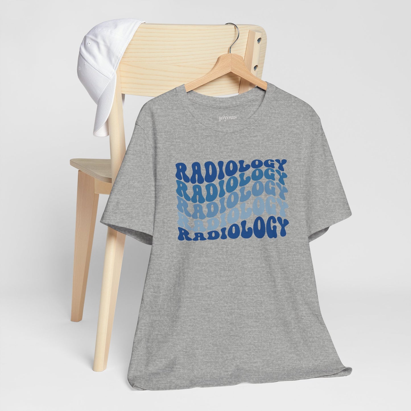 Groovy Blue Radiology Soft Cotton Tee