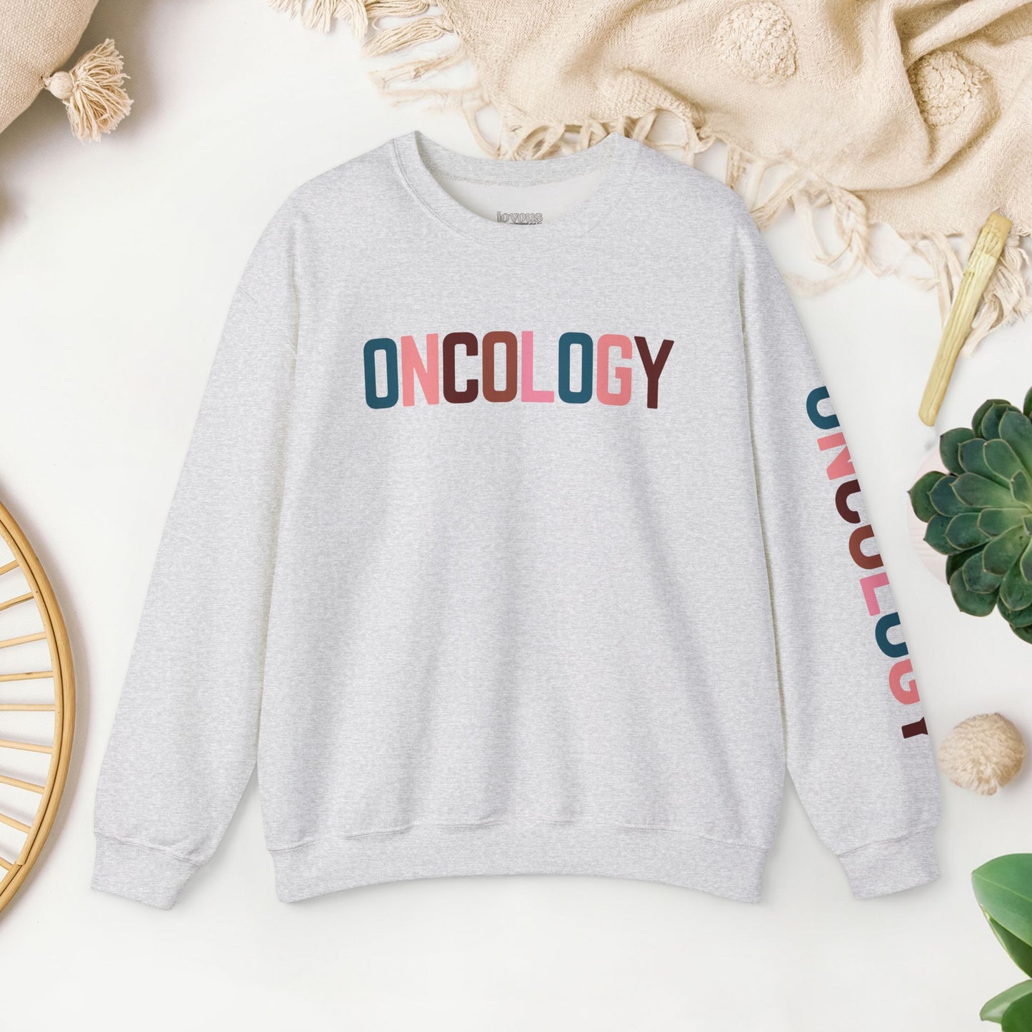 Unisex Colorful Oncology Sweatshirt