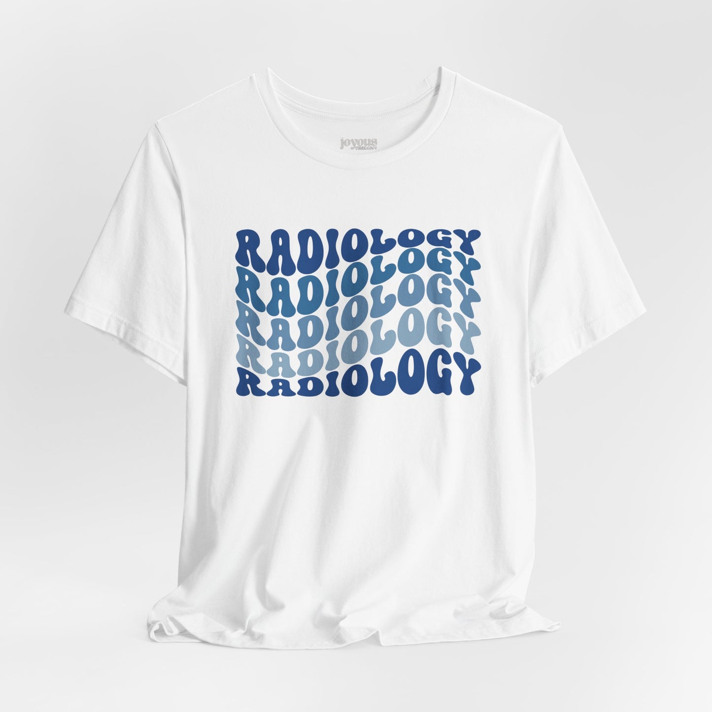 Groovy Blue Radiology Soft Cotton Tee