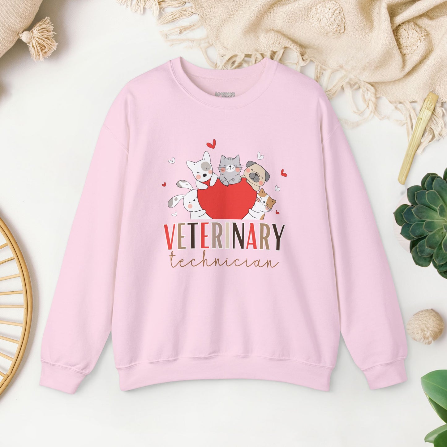 Cute Veterinary Technician Crewneck Sweatshirt for VET Tech