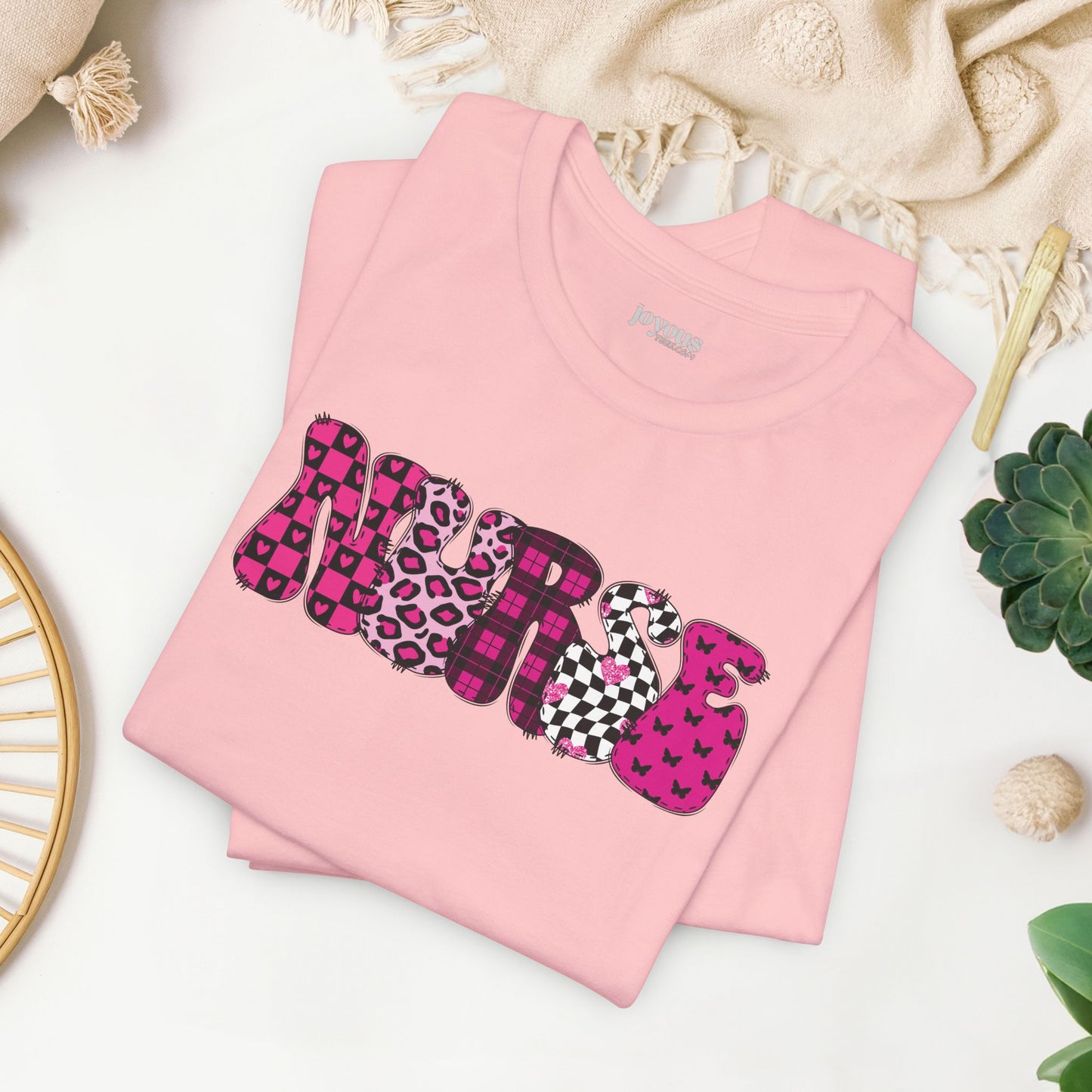 Groovy Font Nurse Shirt - Registered Nurse Soft Cotton Tee