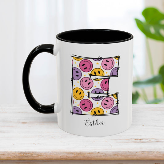 Custom Name Initial Letter Mug - Personalized Gifts A-Z