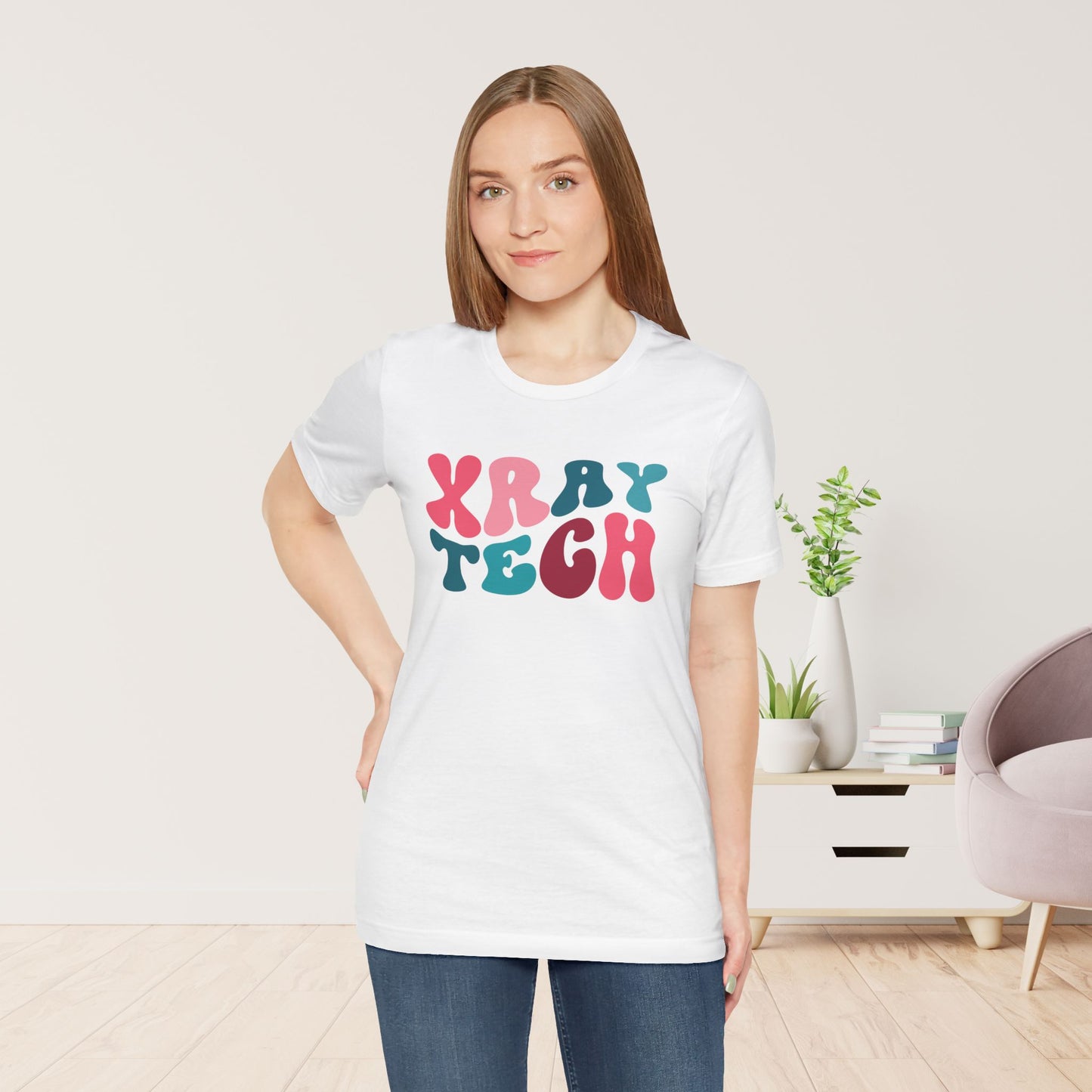 Groovy Colorful XRAY Tech Soft Cotton Tee