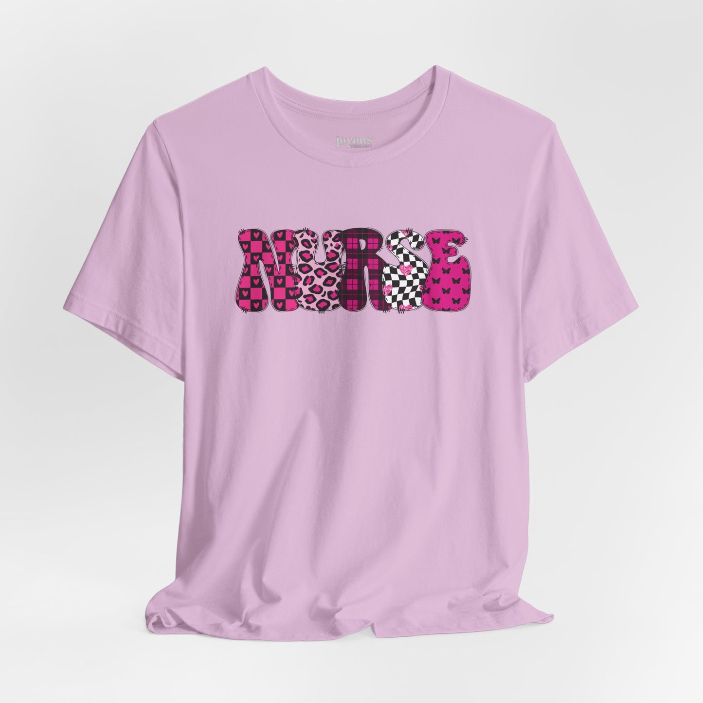 Groovy Font Nurse Shirt - Registered Nurse Soft Cotton Tee