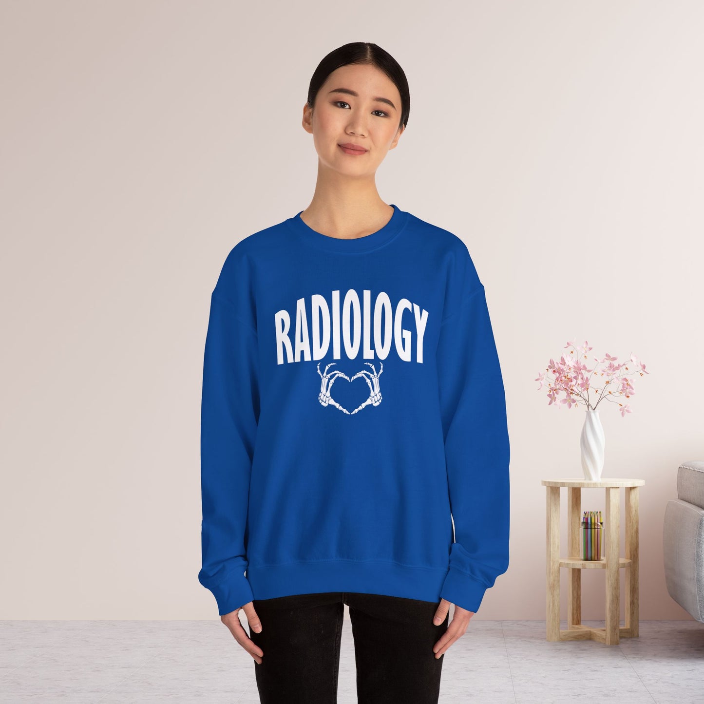 Skeleton Hand Radiology Sweatshirt for RAD Tech