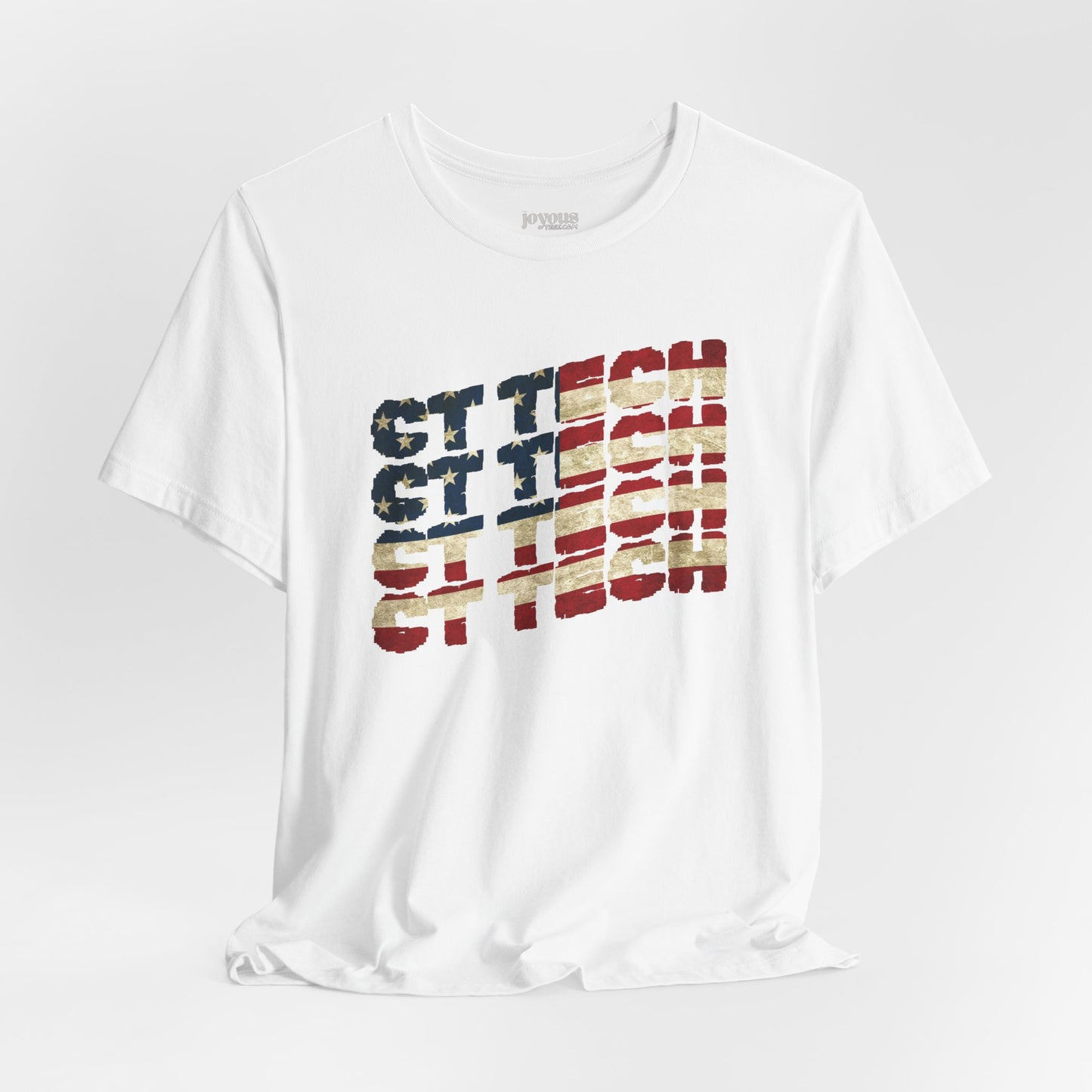 USA Flag CT Tech Shirt -  4th of July CT Technologist Soft Cotton Tee