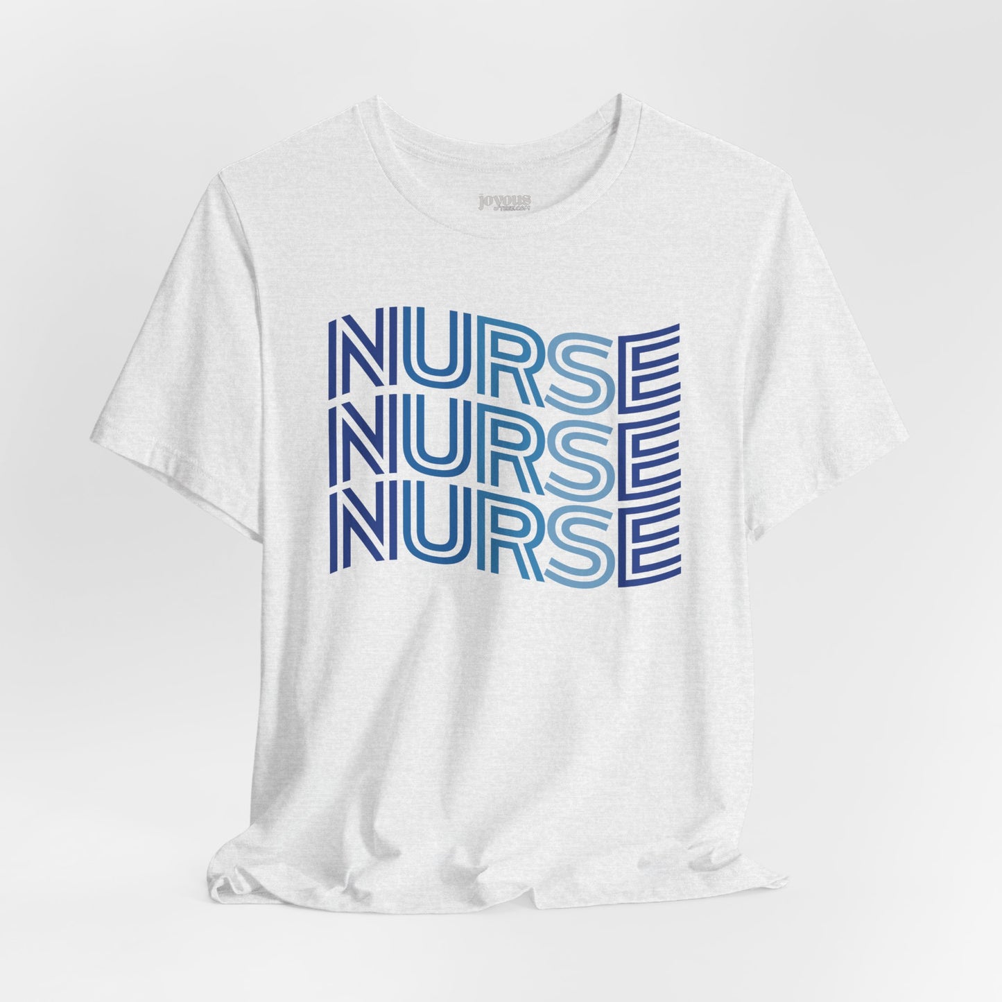 Wavy Nurse Shirt - Registered Nurse Soft Cotton Tee
