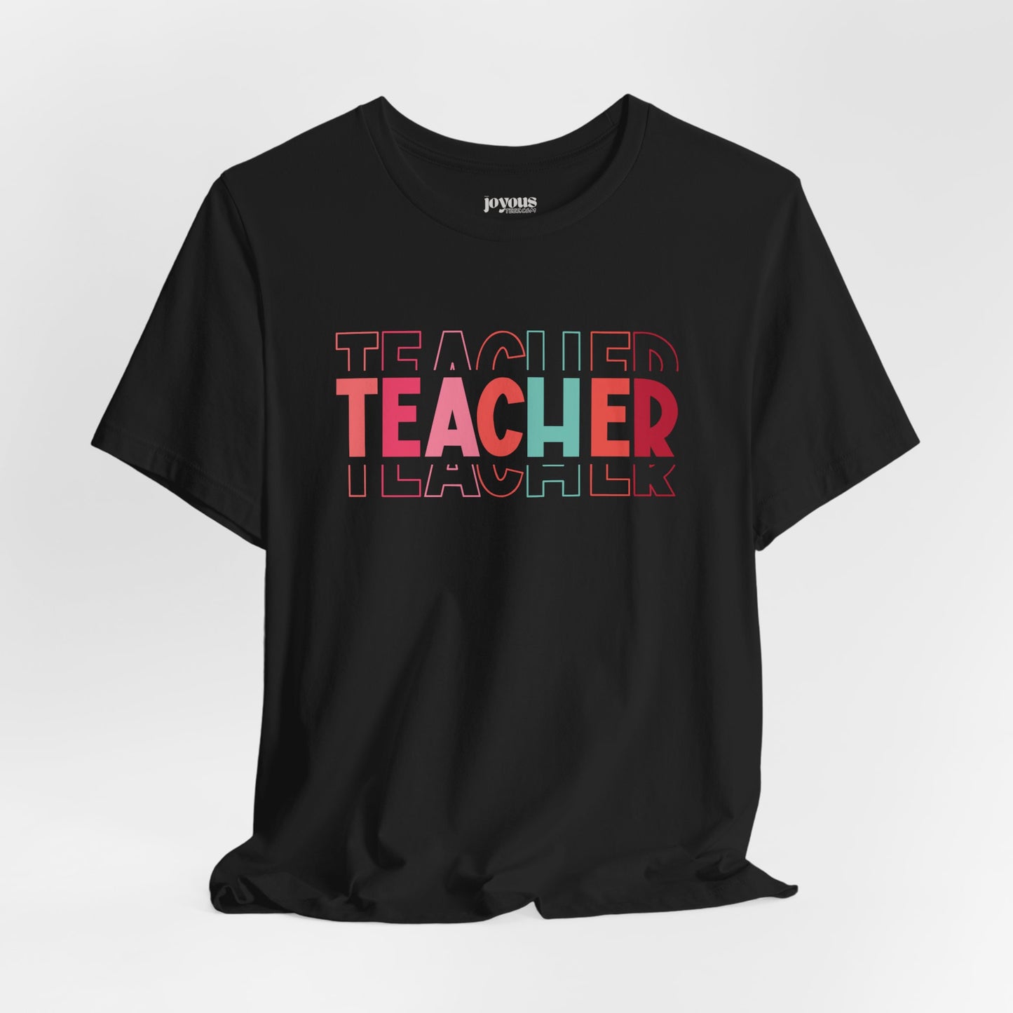 Colorful Teacher Soft Cotton Tee for School Teachers