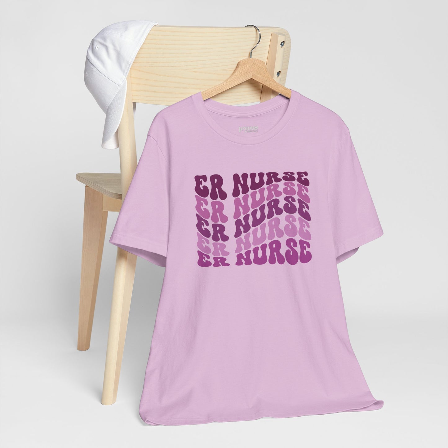 Groovy Purple ER Nurse Shirt - Emergency Nurse Soft Cotton Tee