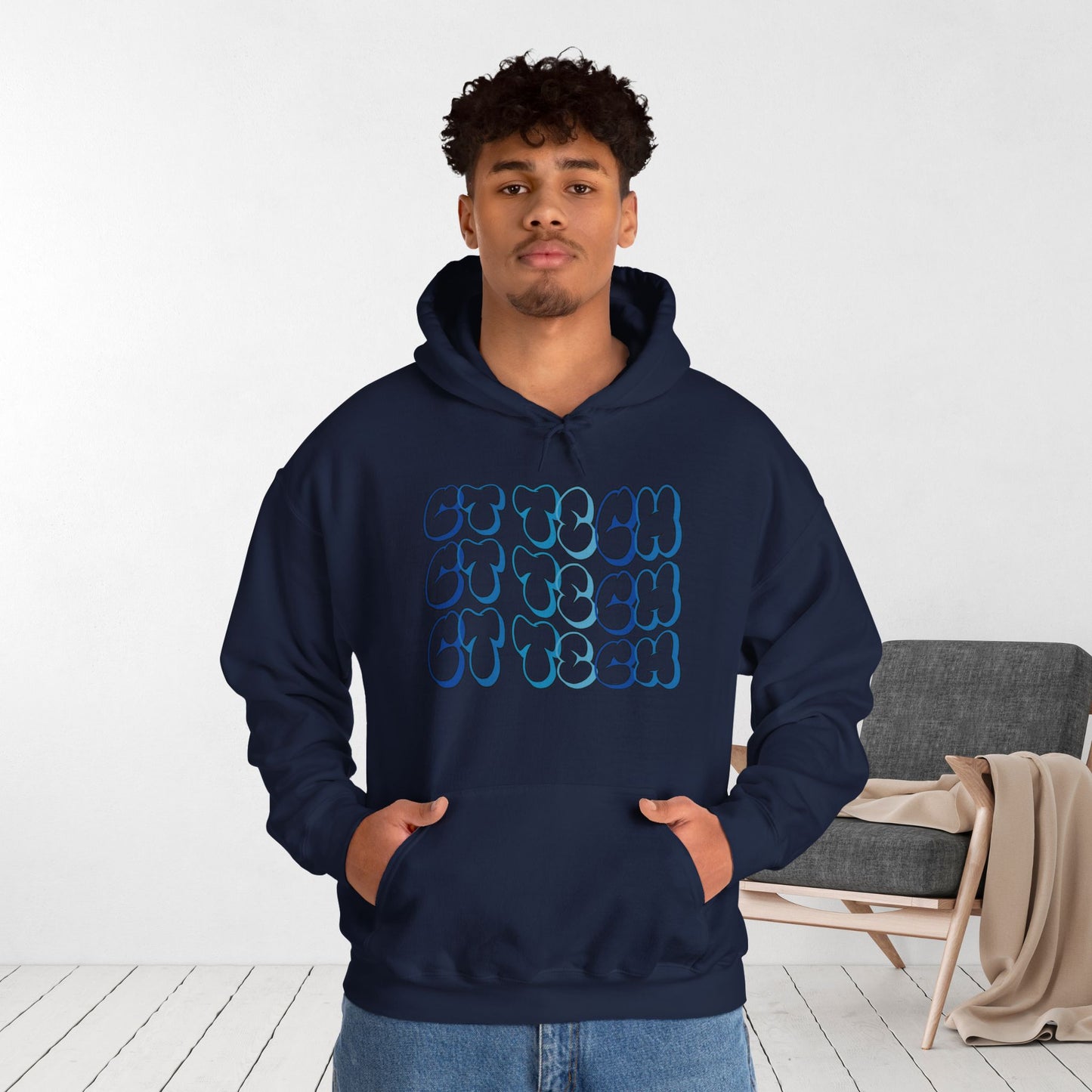 Groovy Blue CT Tech Hoodie -  CT Technologist Hoodie