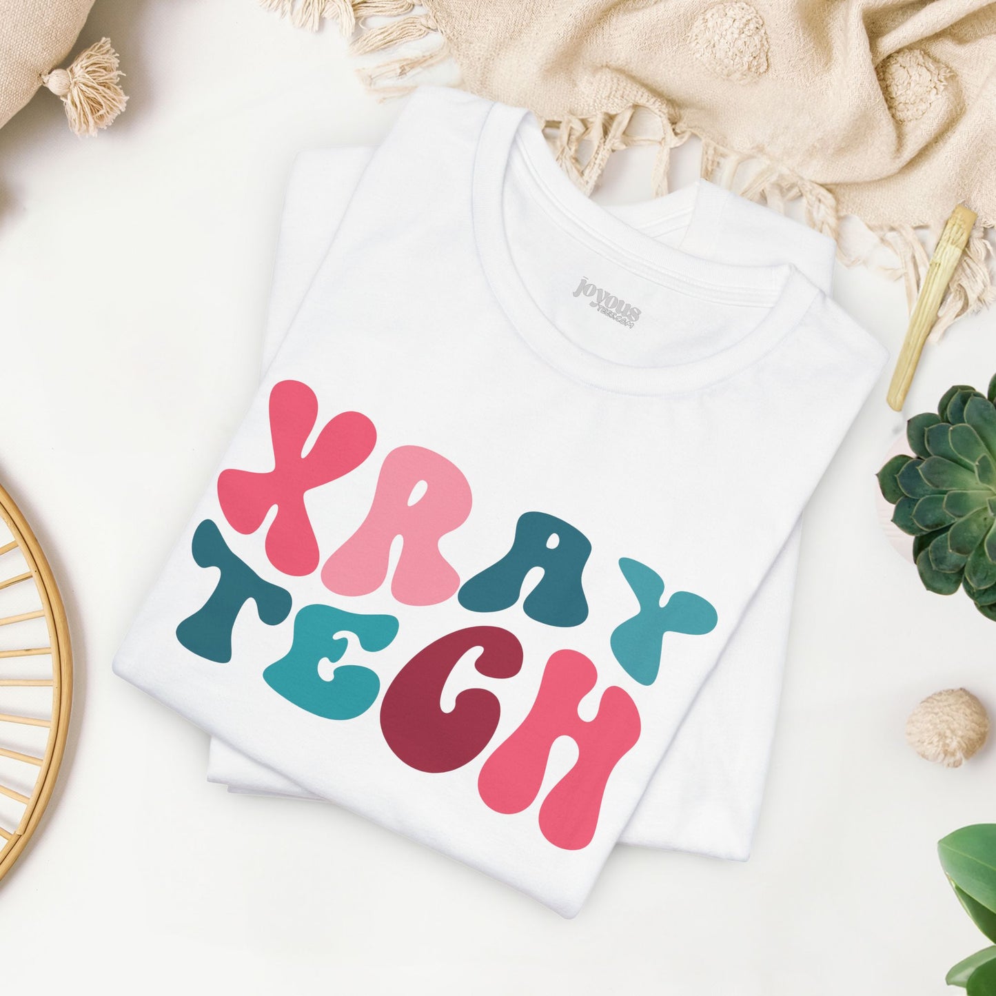 Groovy Colorful XRAY Tech Soft Cotton Tee