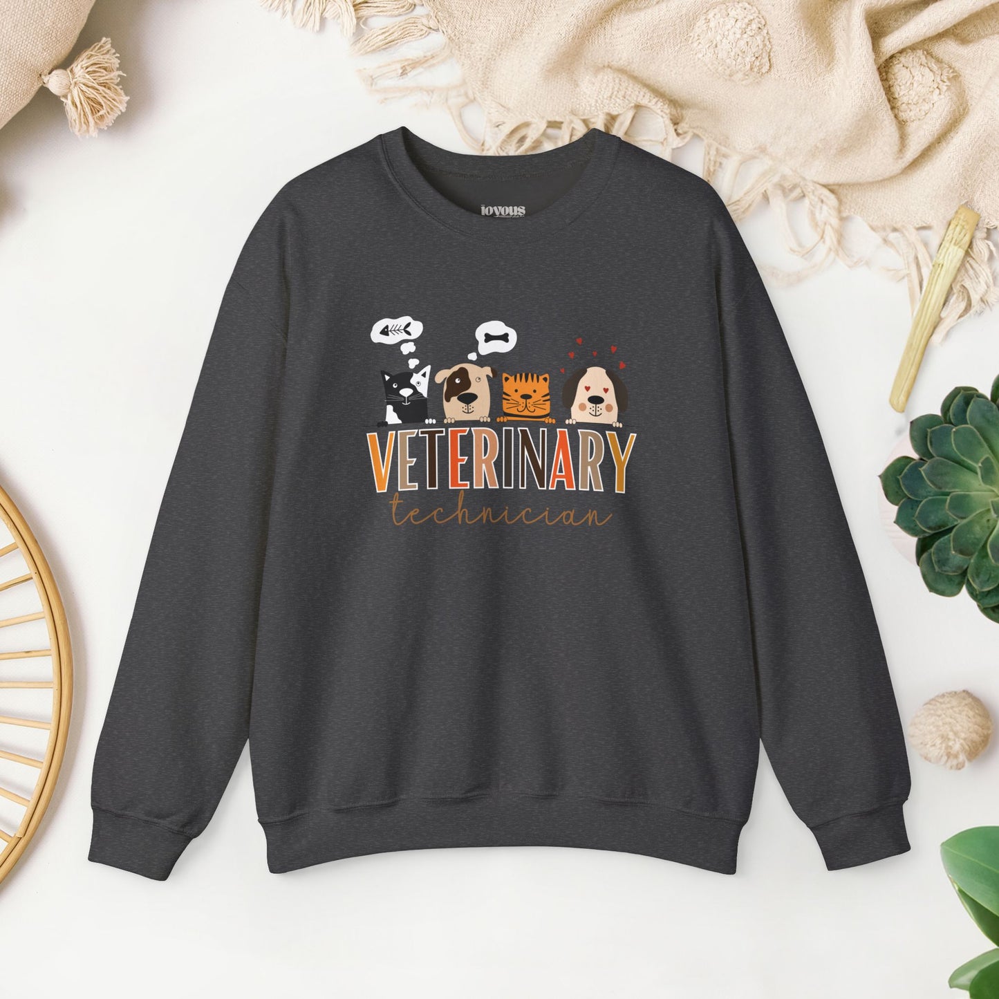 Veterinary Technician Crewneck Sweatshirt for VET Tech