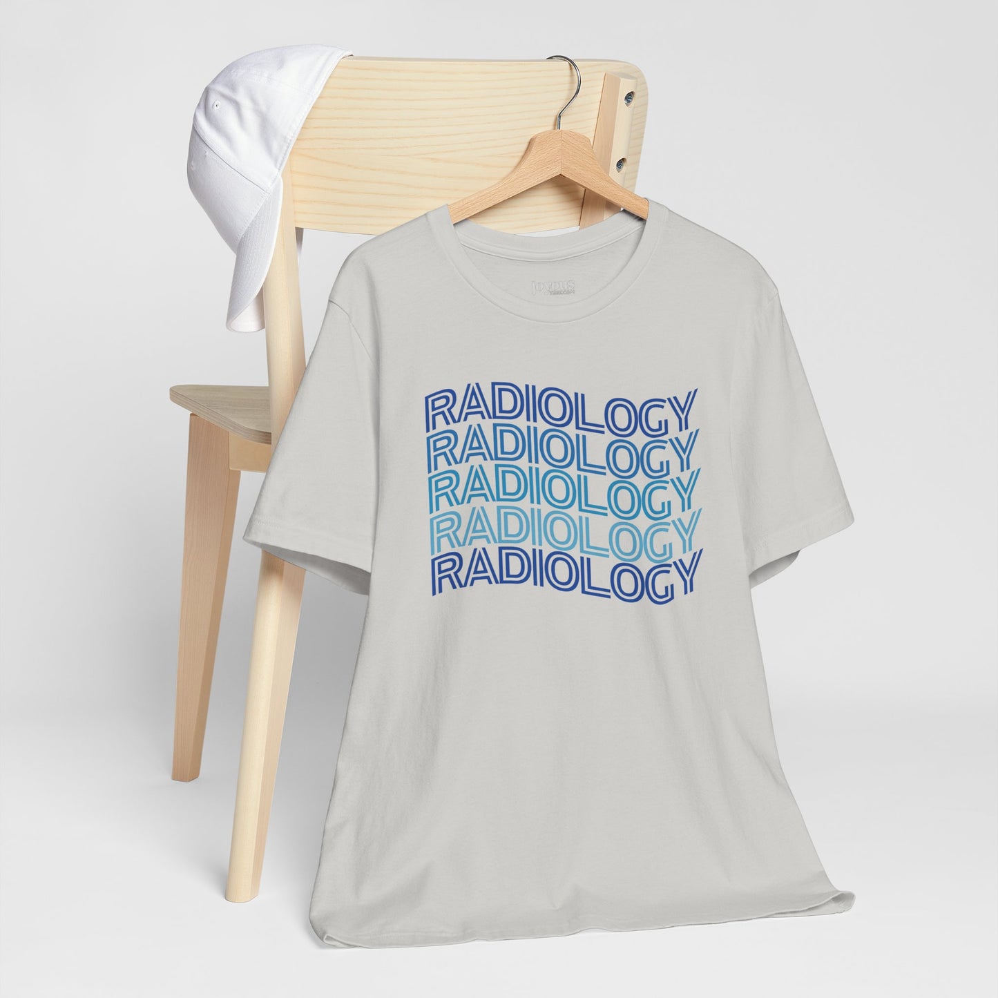 Wavy Blue Radiology Soft Cotton Tee